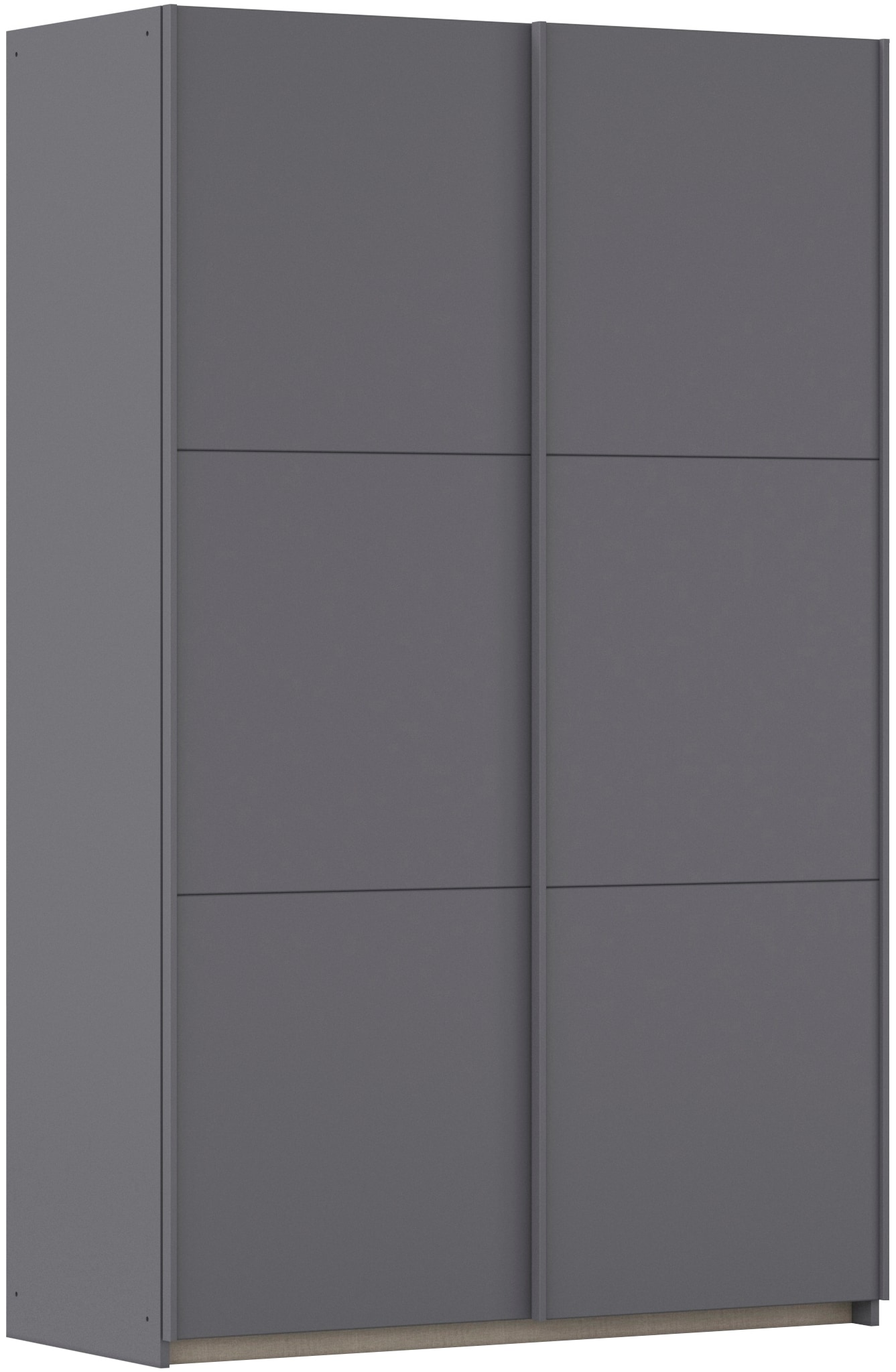 rauch Schwebetürenschrank "Kleiderschrank Drehtürenschrank Schrank Garderobe KRONACH" in 3 Ausstattungen BASIC/CLASSIC/PREMIUM, Breiten 131/175/218/261 cm, optional ohne, mit 1 oder 2 Spiegel, viel Stauraum MADE IN GERMANY