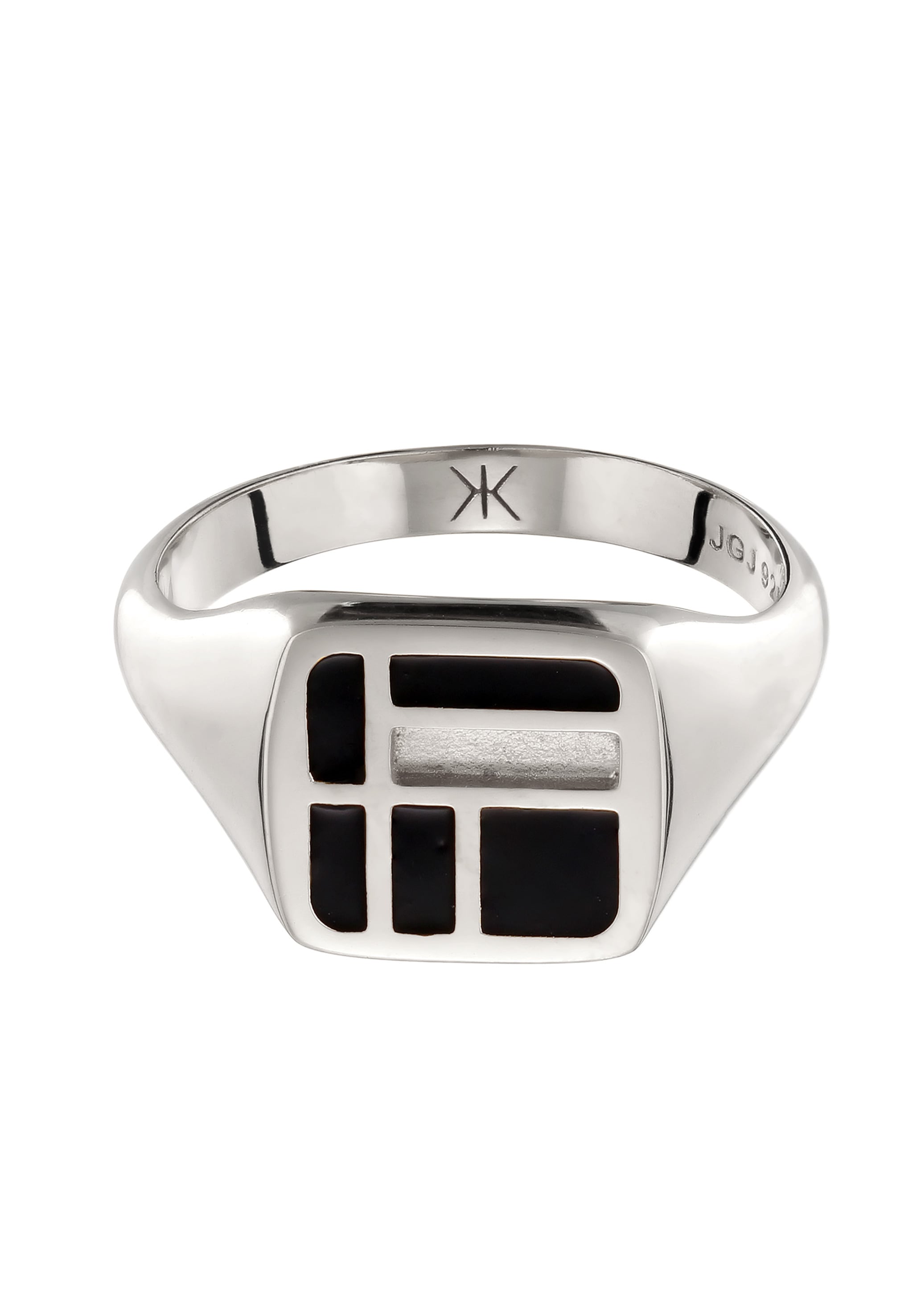 Kuzzoi Siegelring »Ring Siegelring 925 Sterling Silber«