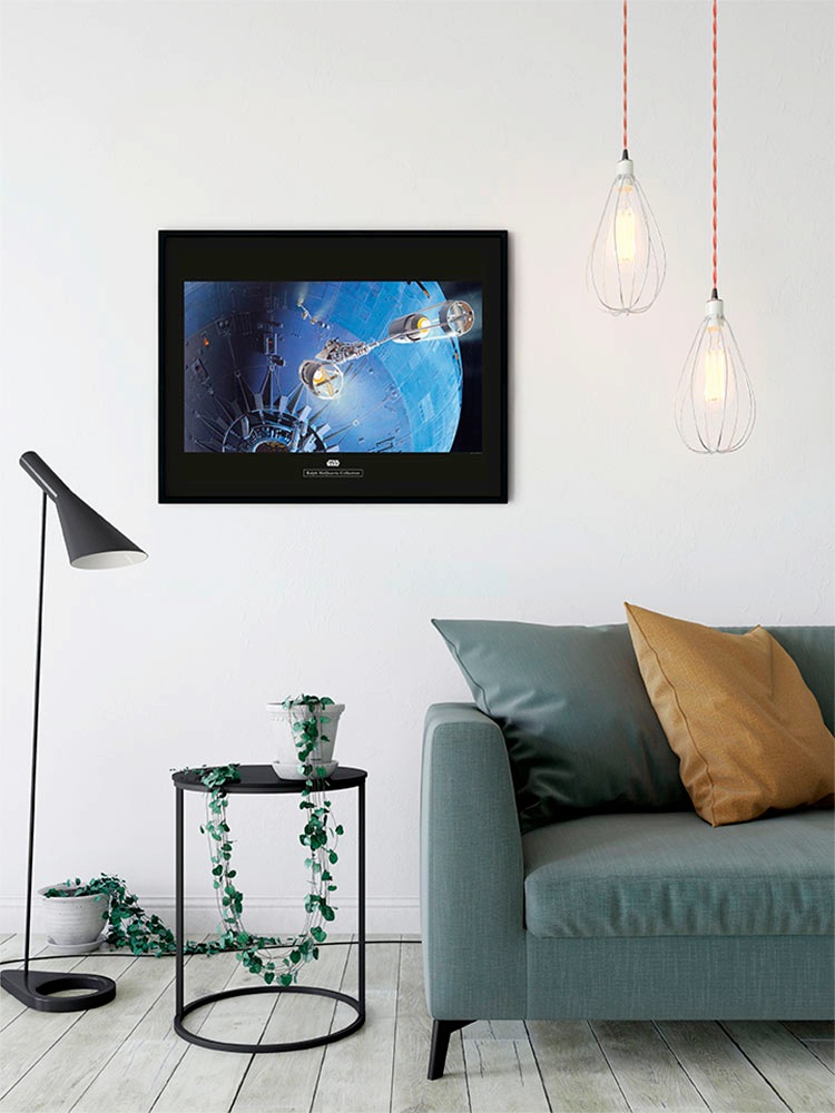 Komar Bild »Star Wars Classic RMQ Death Star Attack«, Star Wars, (1 St.), Wandbild zur Dekoration im Kinderzimmer - ohne Rahmen