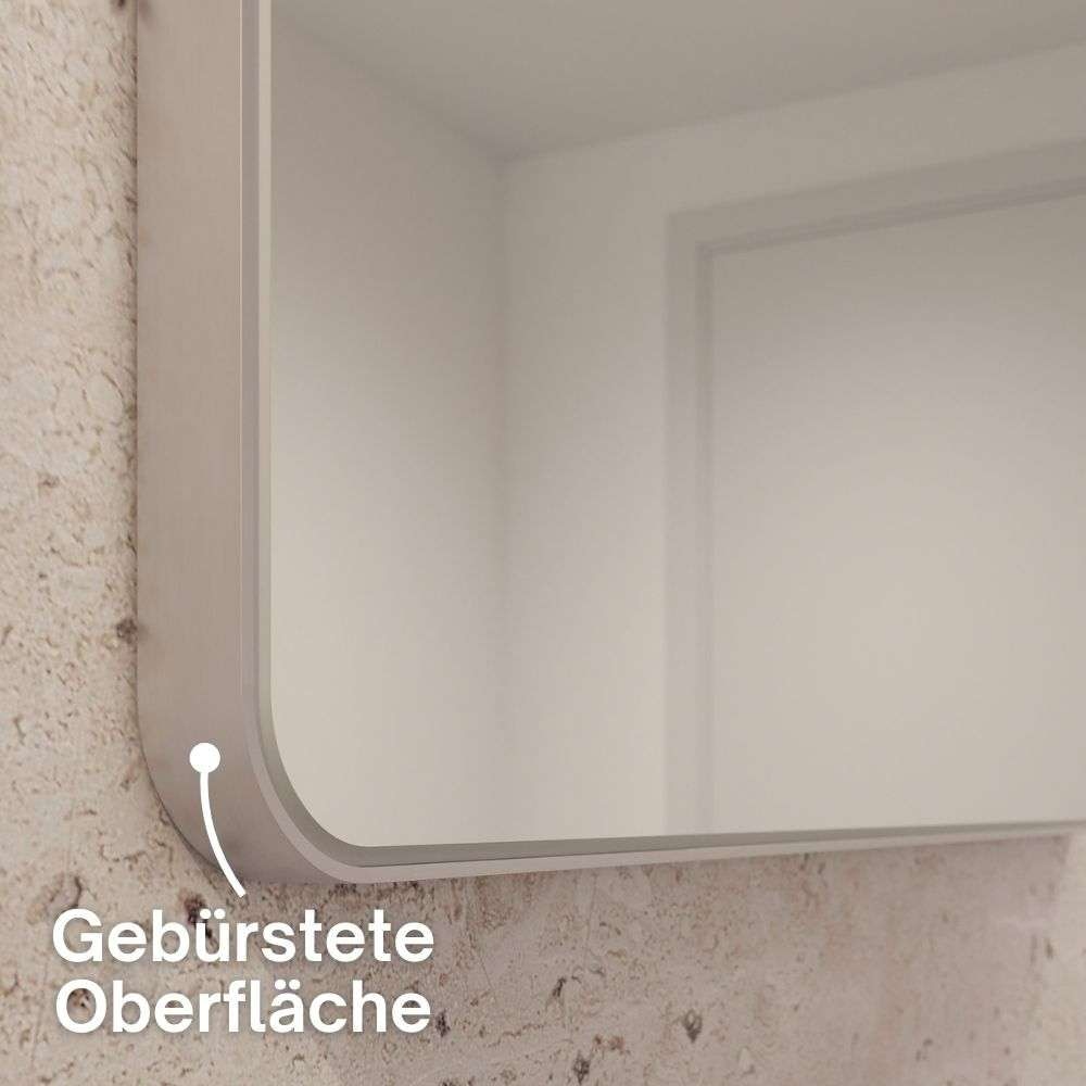 Loevschall Spiegel »Refine, Wandspiegel für alle Raumtypen, Stilvoller Rahmen,«, Spiegel für Schlafzimmer, Wohnzimmer, Garderobe, Flur und Badezimmer