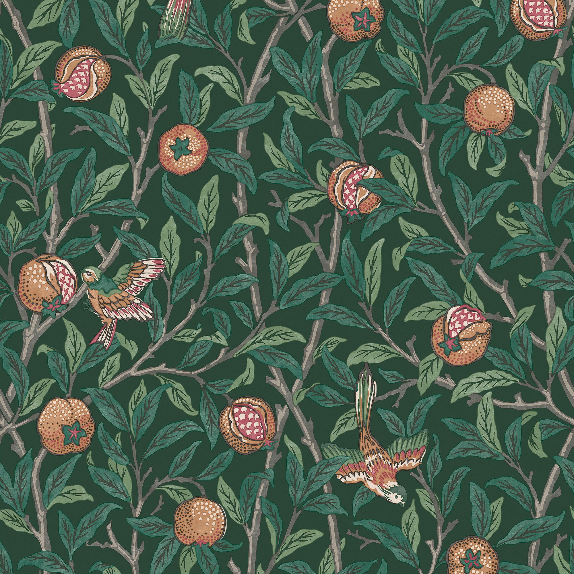 WILLIAM MORRIS AT HOME Vliestapete »Bird & Pomegranate«, Retro, Design Tapeten