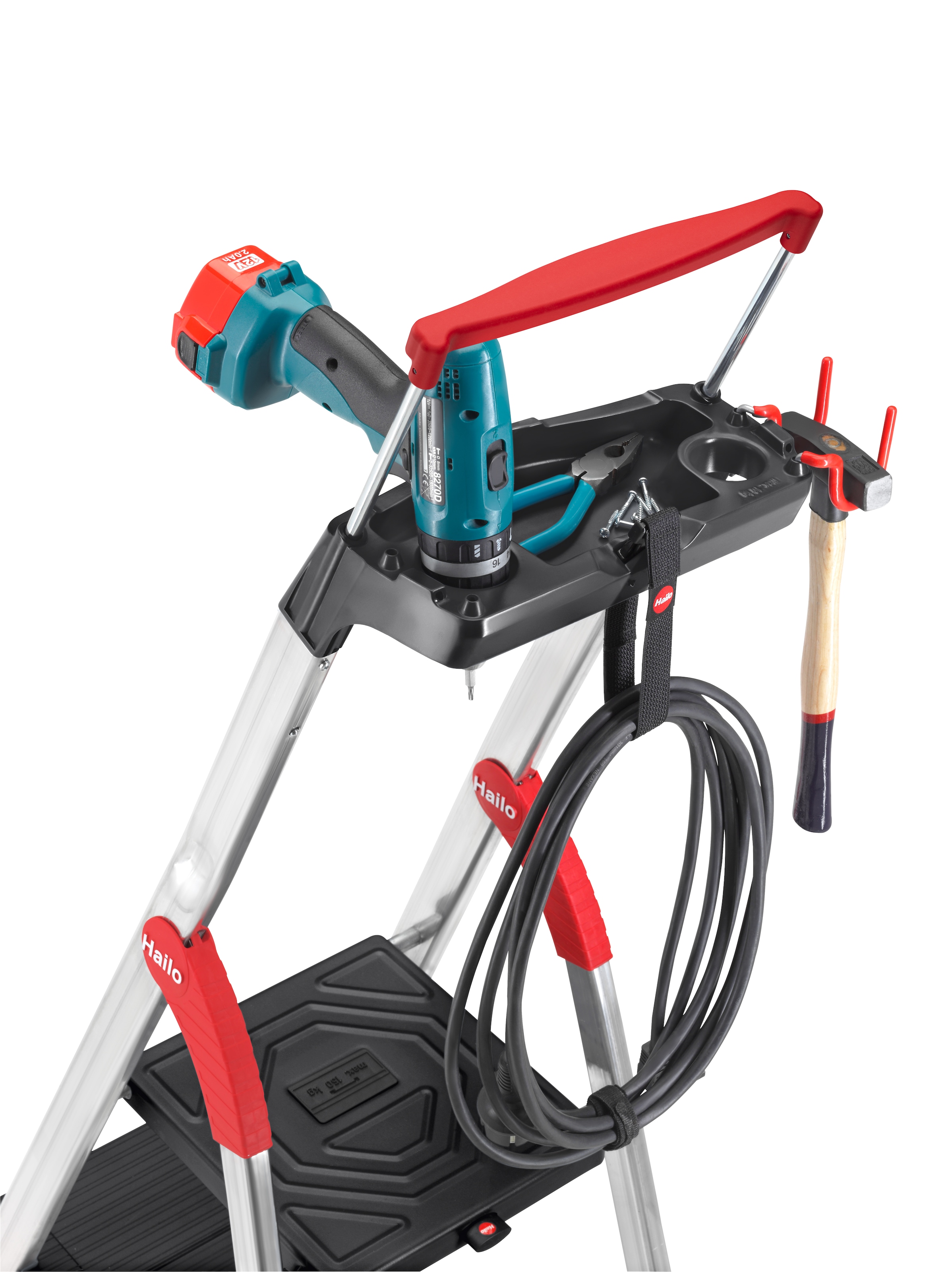 Hailo Stehleiter »L100 TopLine« Alu-Sicherheits-Stehleiter  5 Stufen