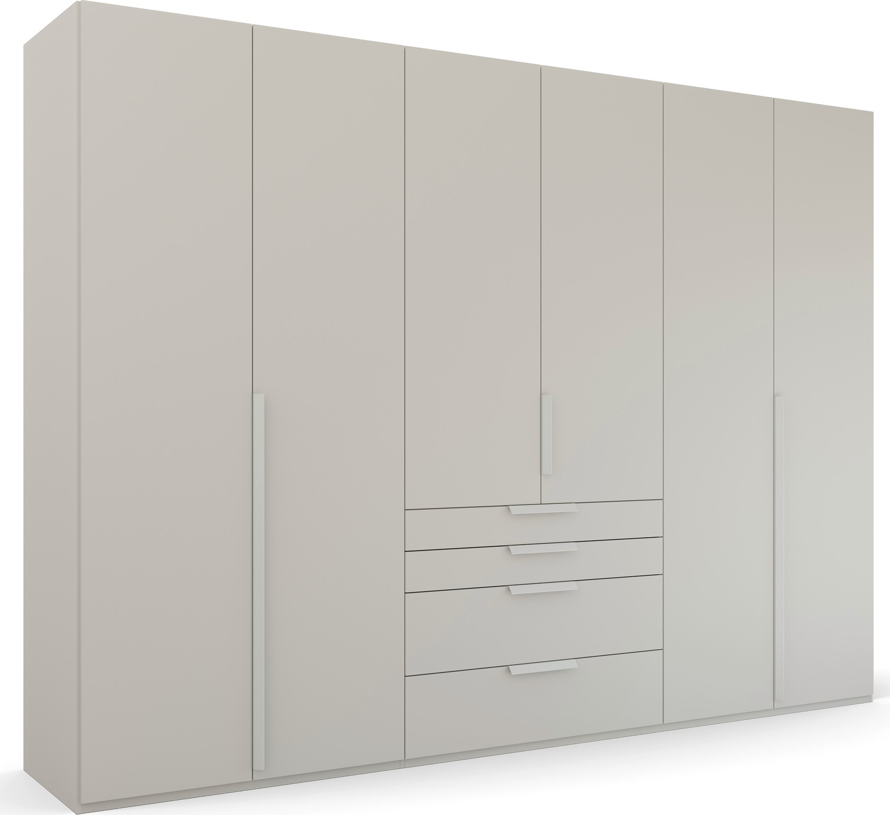 rauch Drehtürenschrank "Kleiderschrank Schrank Garderobe Wäscheschrank PURISMA" in den Breiten 151/201/251/301 cm, inkl. SOFT-CLOSE-FUNKTION, mit Schubladen und umfangreichem Zubehör MADE IN GERMANY