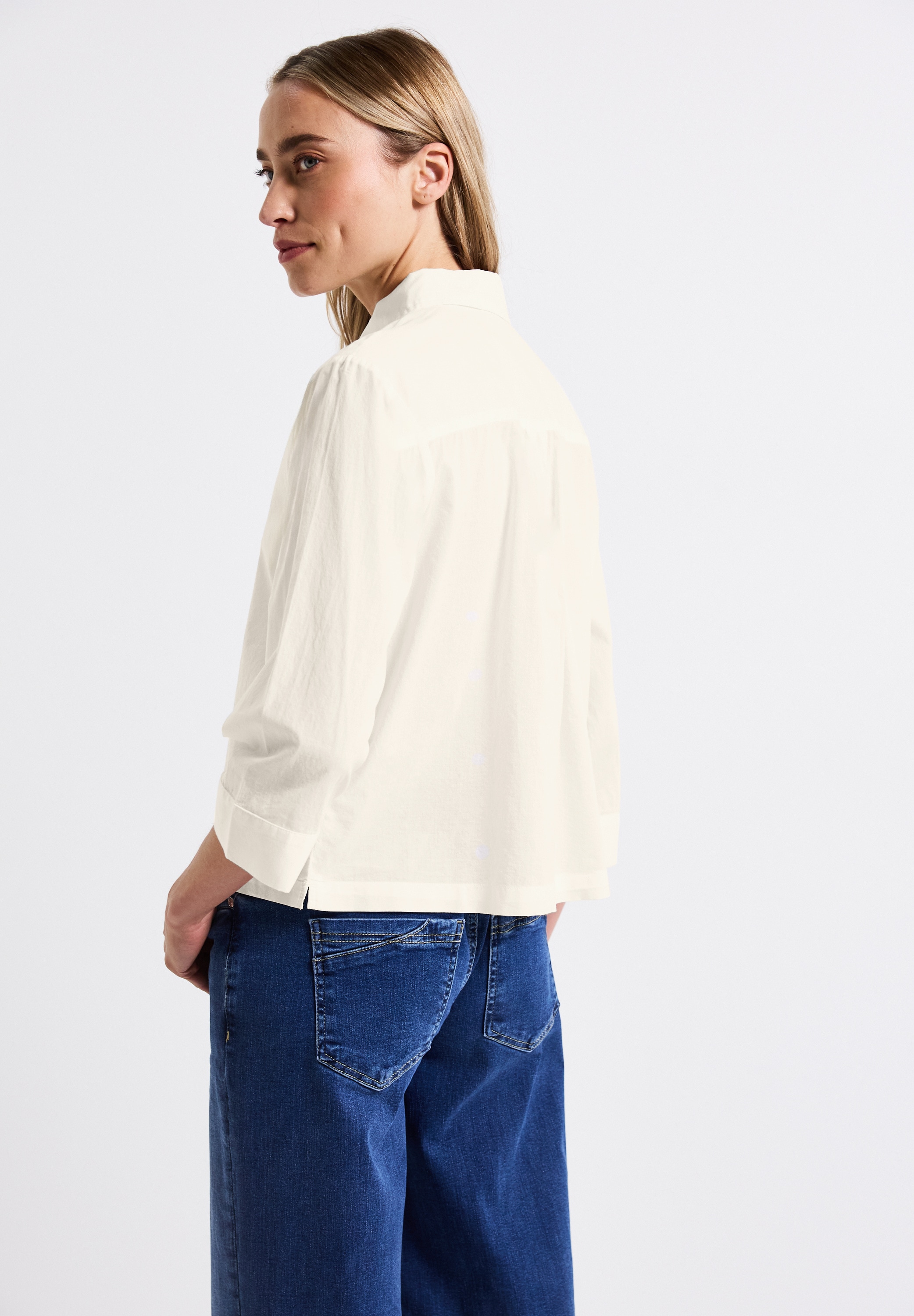 STREET ONE Hemdbluse, mit 3/4 Ärmeln