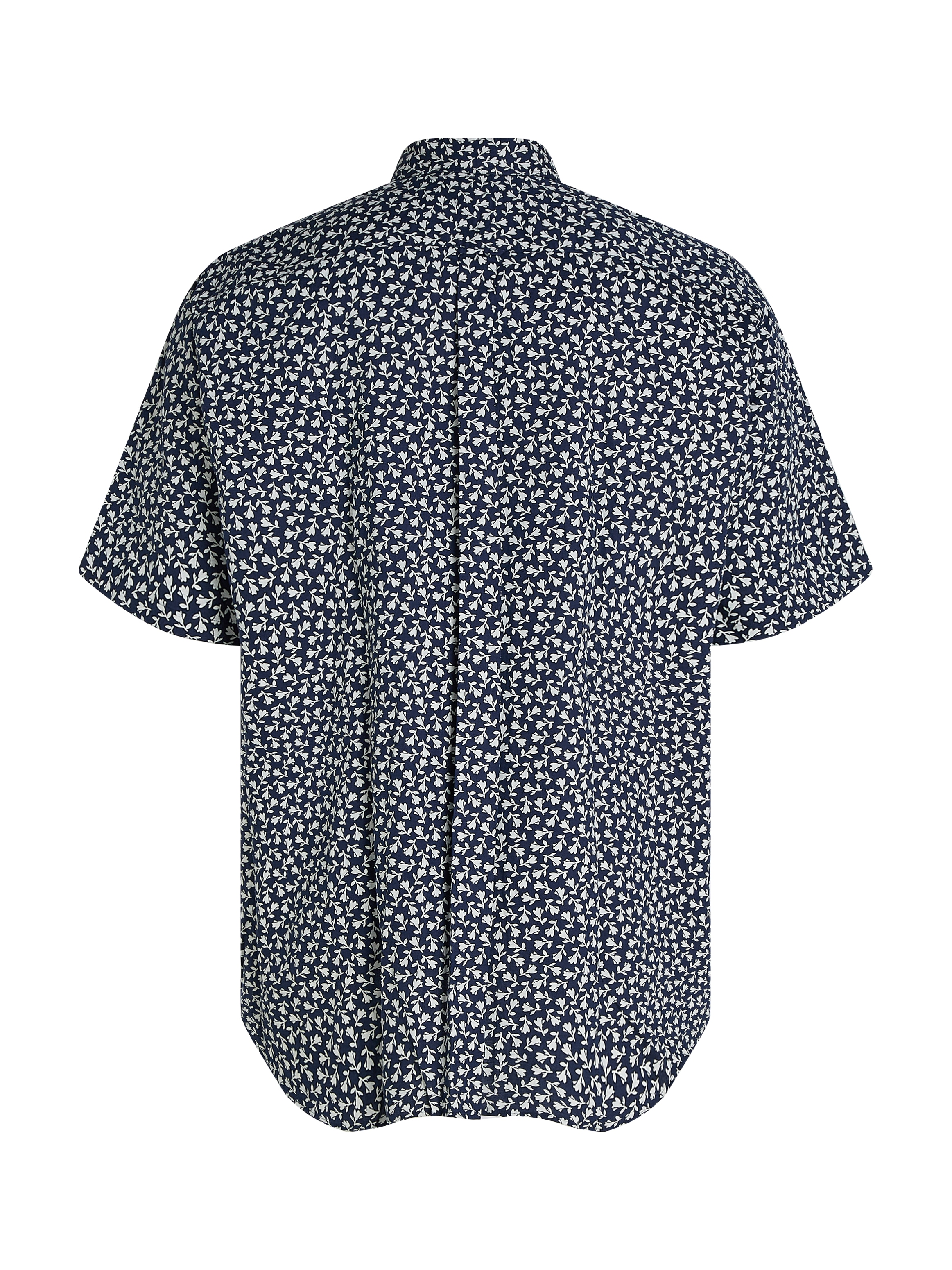 Tommy Hilfiger Big & Tall Kurzarmhemd »BT-LINEN BLEND MPRINT«, mit Allover-Print, Große Größen