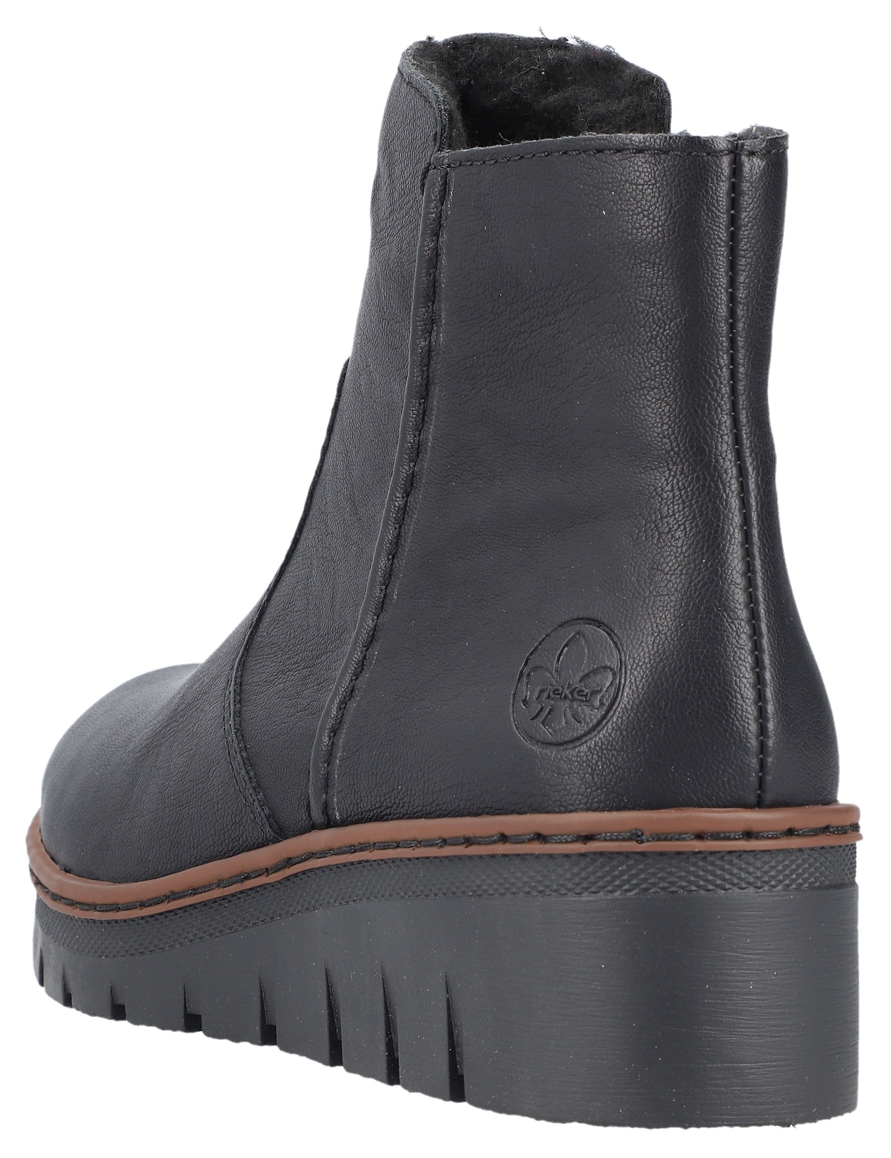 Rieker Winterstiefelette, mit modischem 4,5 cm Keilabsatz