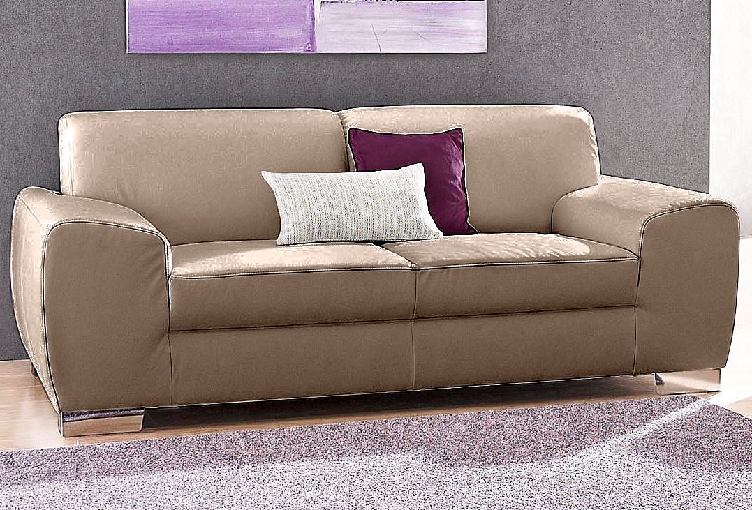 DOMO collection 2-Sitzer "Ricardo kubisch, modern & elegant, bequem, Federkern, Breite 204cm"