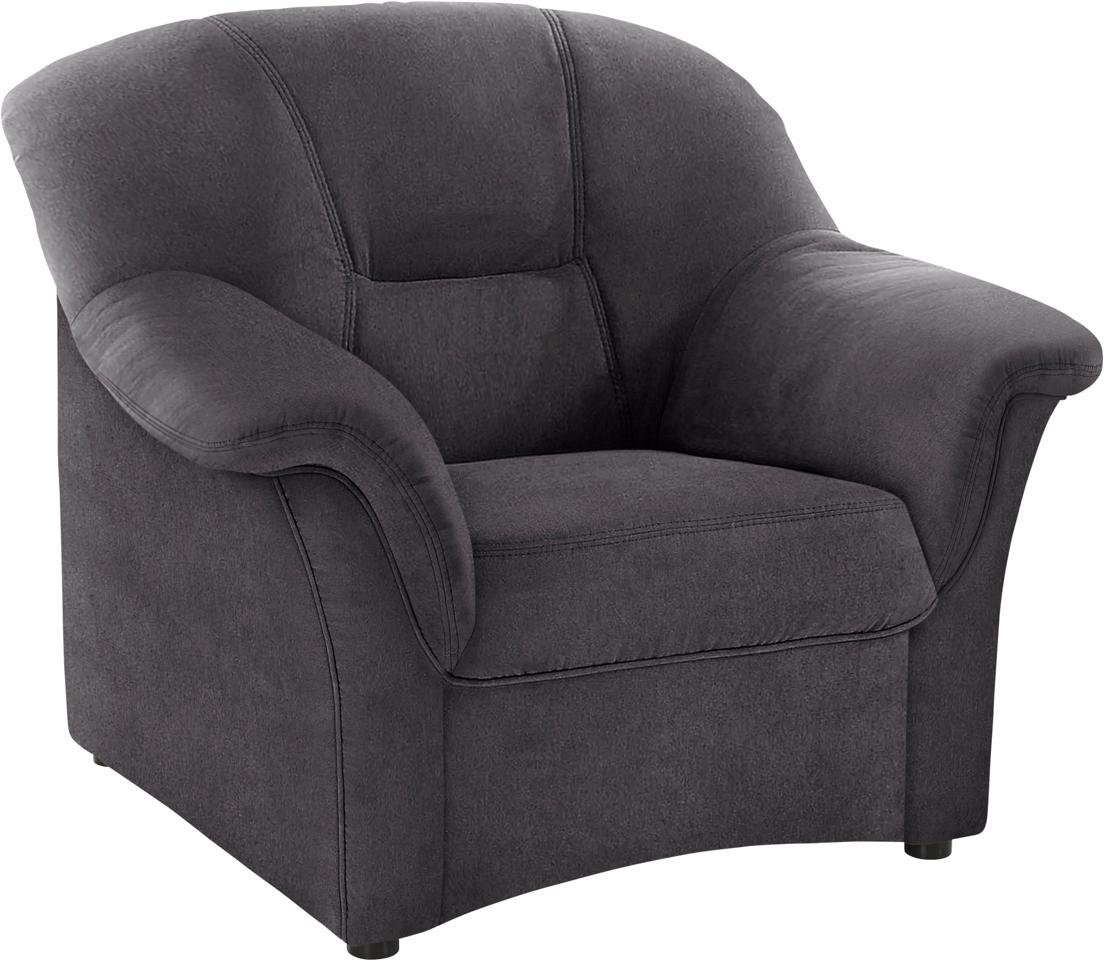 DOMO collection Sessel "SARAFINA Breite 102 cm, auch mit Federkern für noch mehr Sitzkomfort" whlw. mit Federkern, elegantes Design