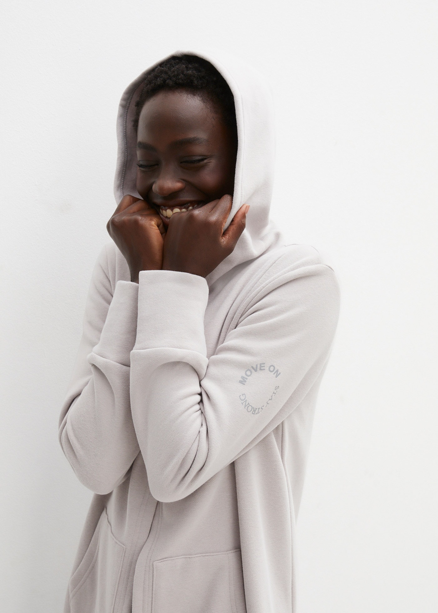 bonprix Sweatjacke »Long-Sweatjacke« Long-Sweatjacke