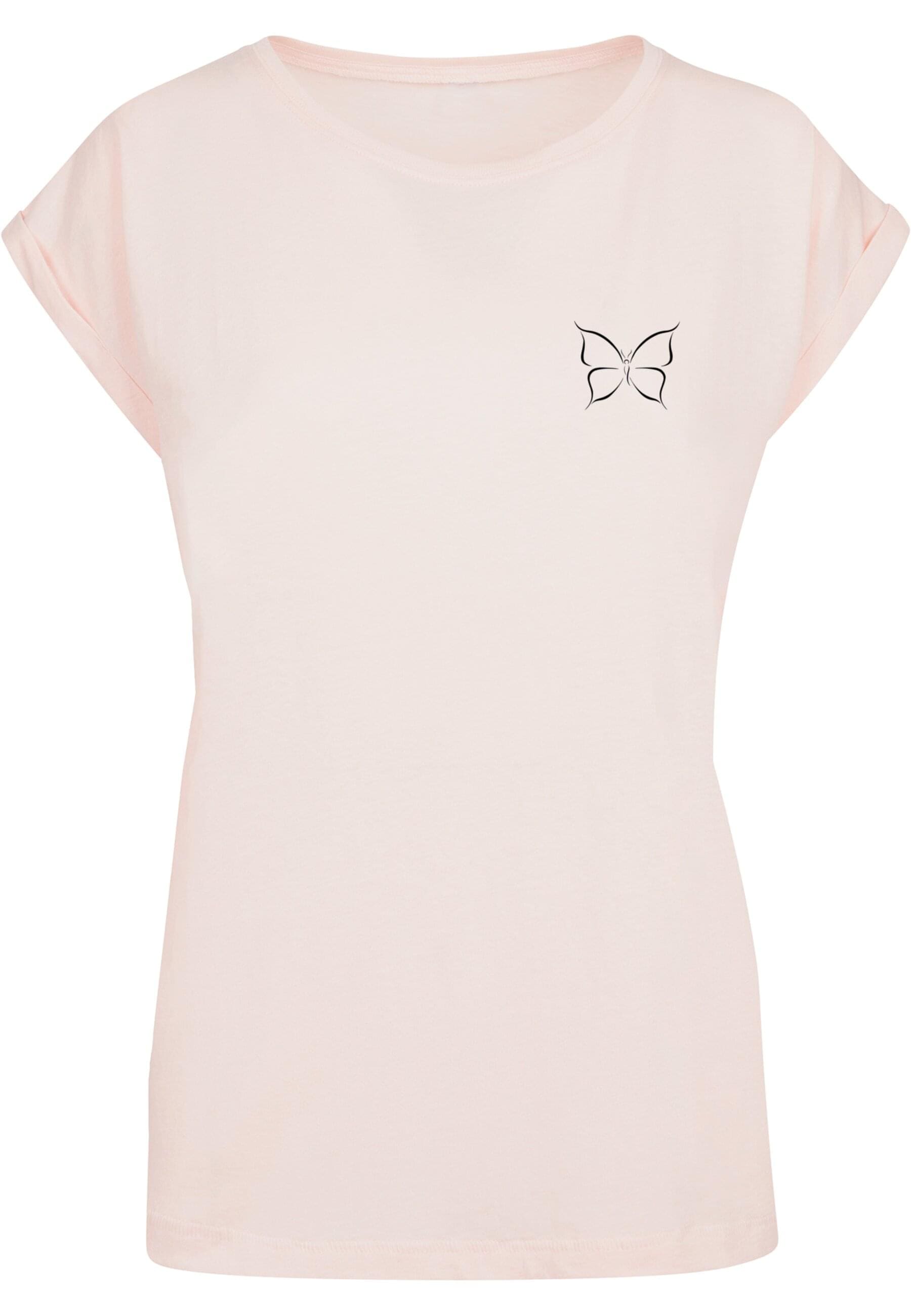 Merchcode T-Shirt "Merchcode Damen Ladies Spring - Butterfly T-Shirt", (1 t günstig online kaufen