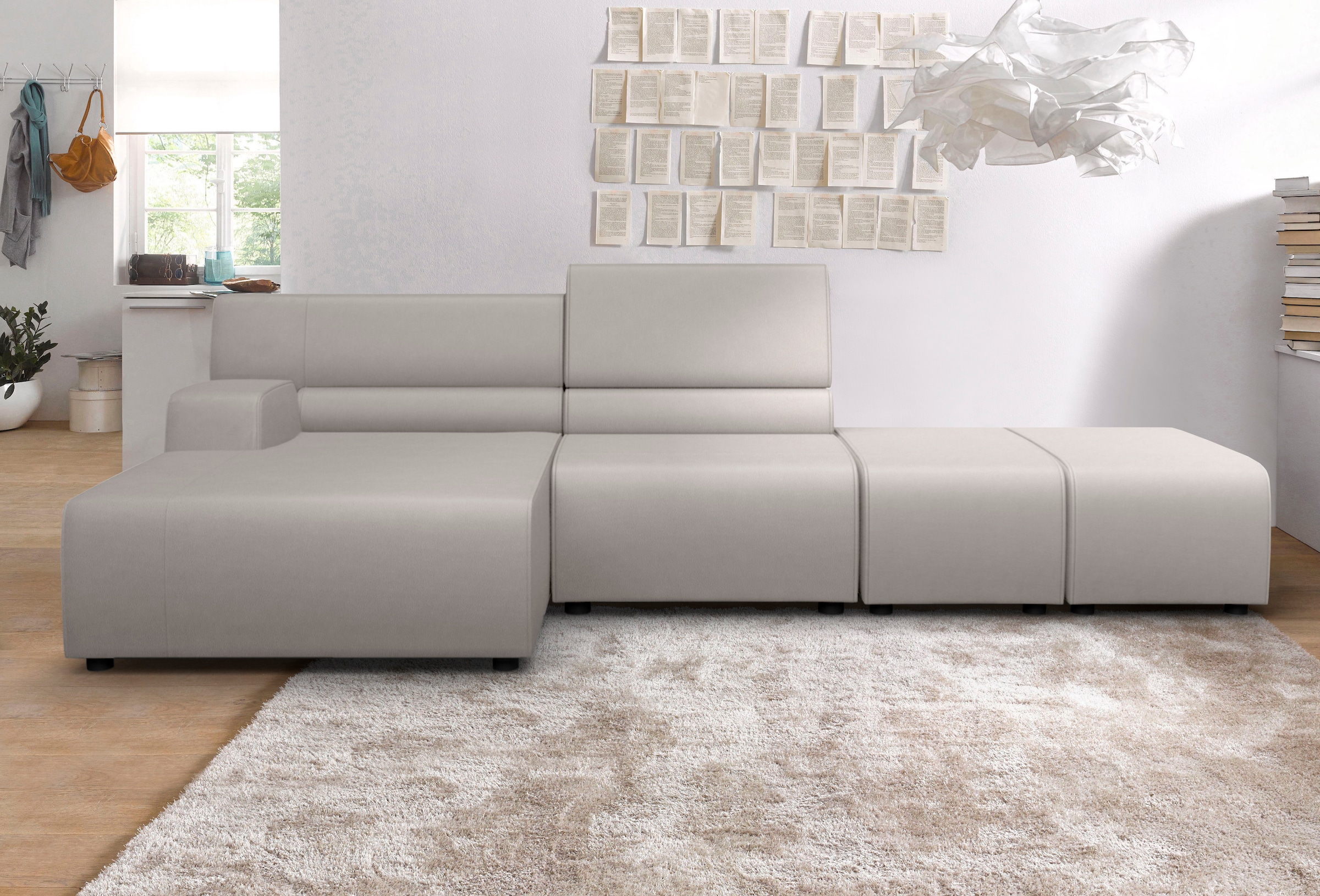 Egoitaliano Ecksofa "Babouche, Designsofa mit außergewöhnlichem Sitzkomfort günstig online kaufen
