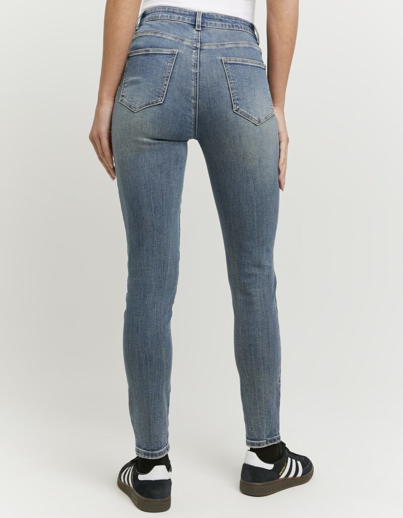 Tally Weijl High-waist-Jeans "SPADESMART2" mit engem Beinverlauf und hoher günstig online kaufen