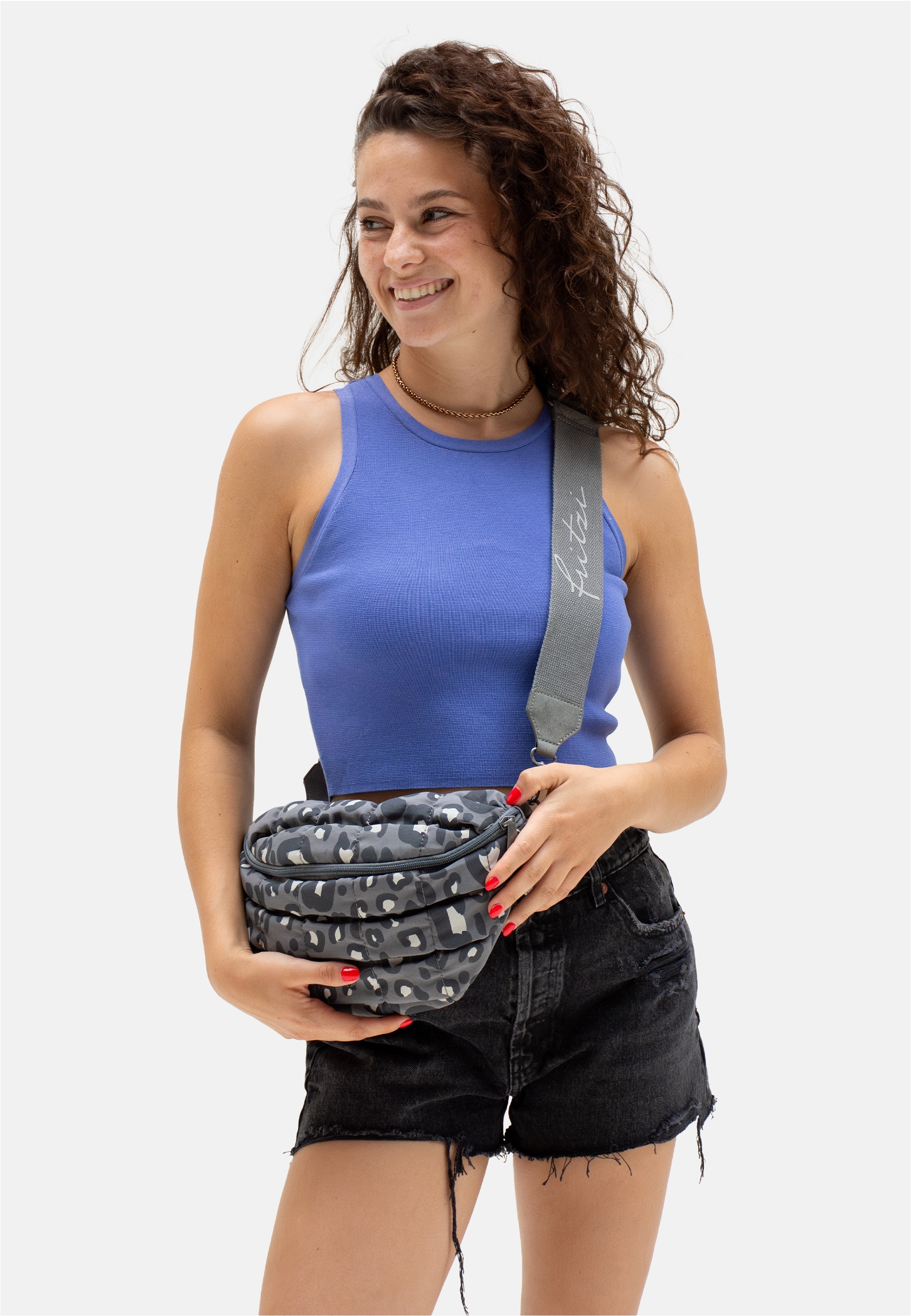 Fritzi aus Preußen Schultertasche »Bubble Soft Anthra« im lässigen 3D-Bubble-Look