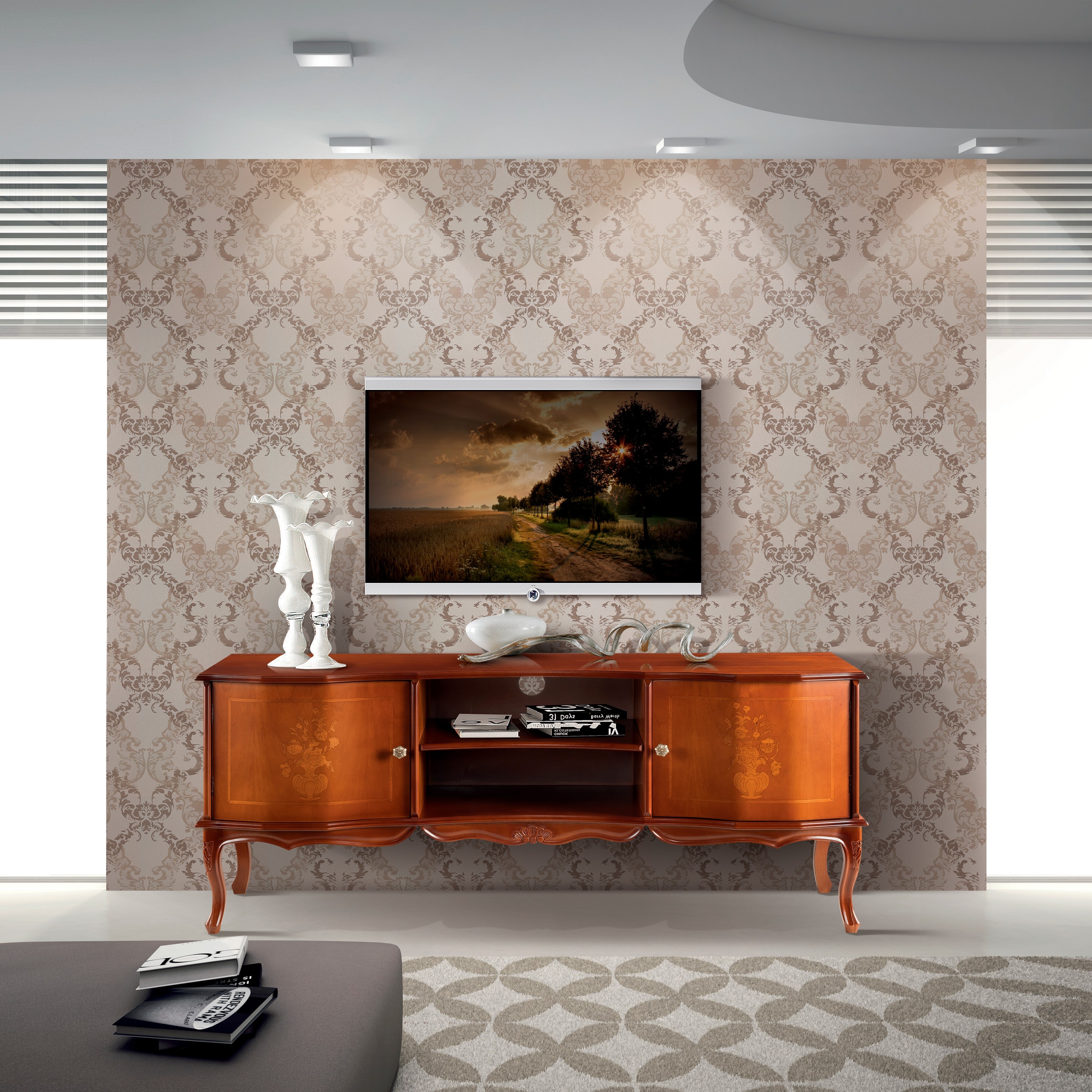 Home affaire TV-Board »Bardolino«, Breite 133 cm