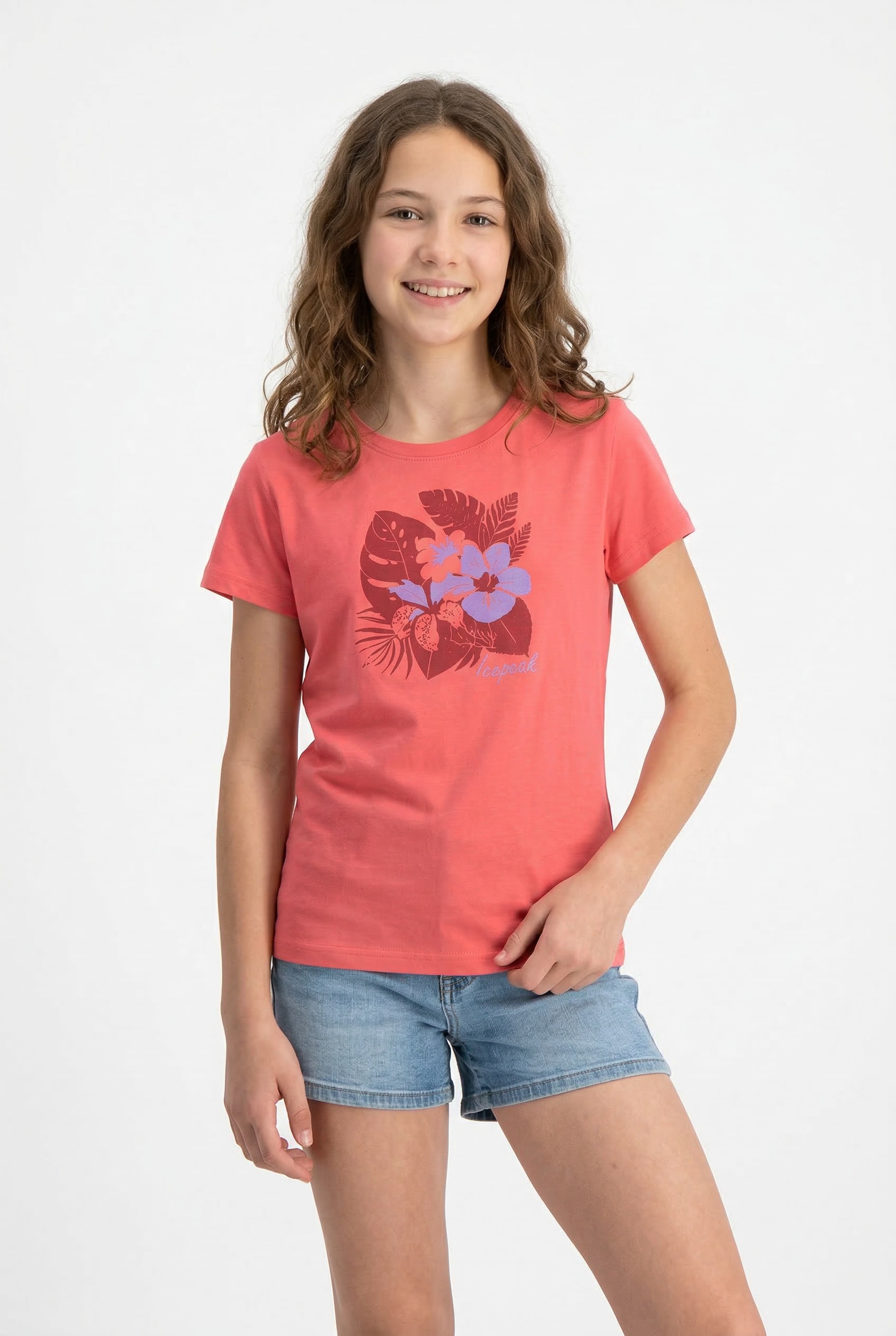Icepeak T-Shirt "LEADVILLE JR" für Kinder und Jugendliche, aus Baumwolle