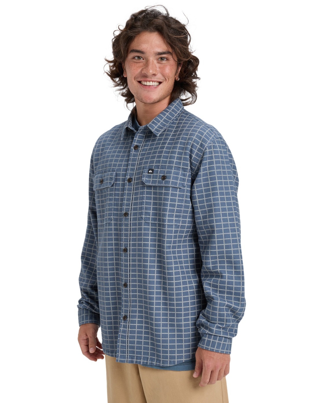 Thumbnail - Quiksilver Langarmhemd "Salt Lake Waffle"