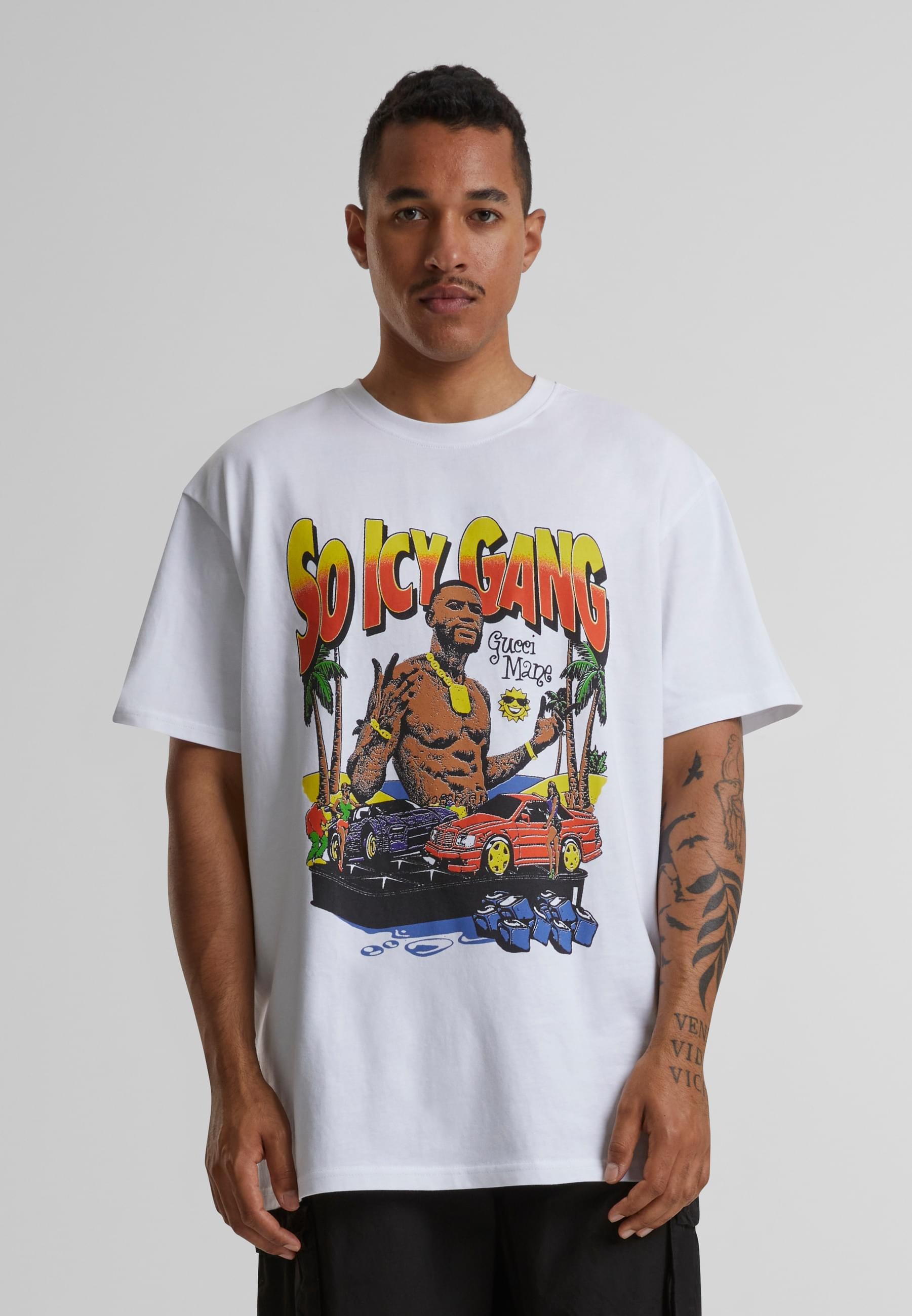 MisterTee T-Shirt »MisterTee Gucci Mane So Icy Oversize Tee« 1 Stk. tlg.