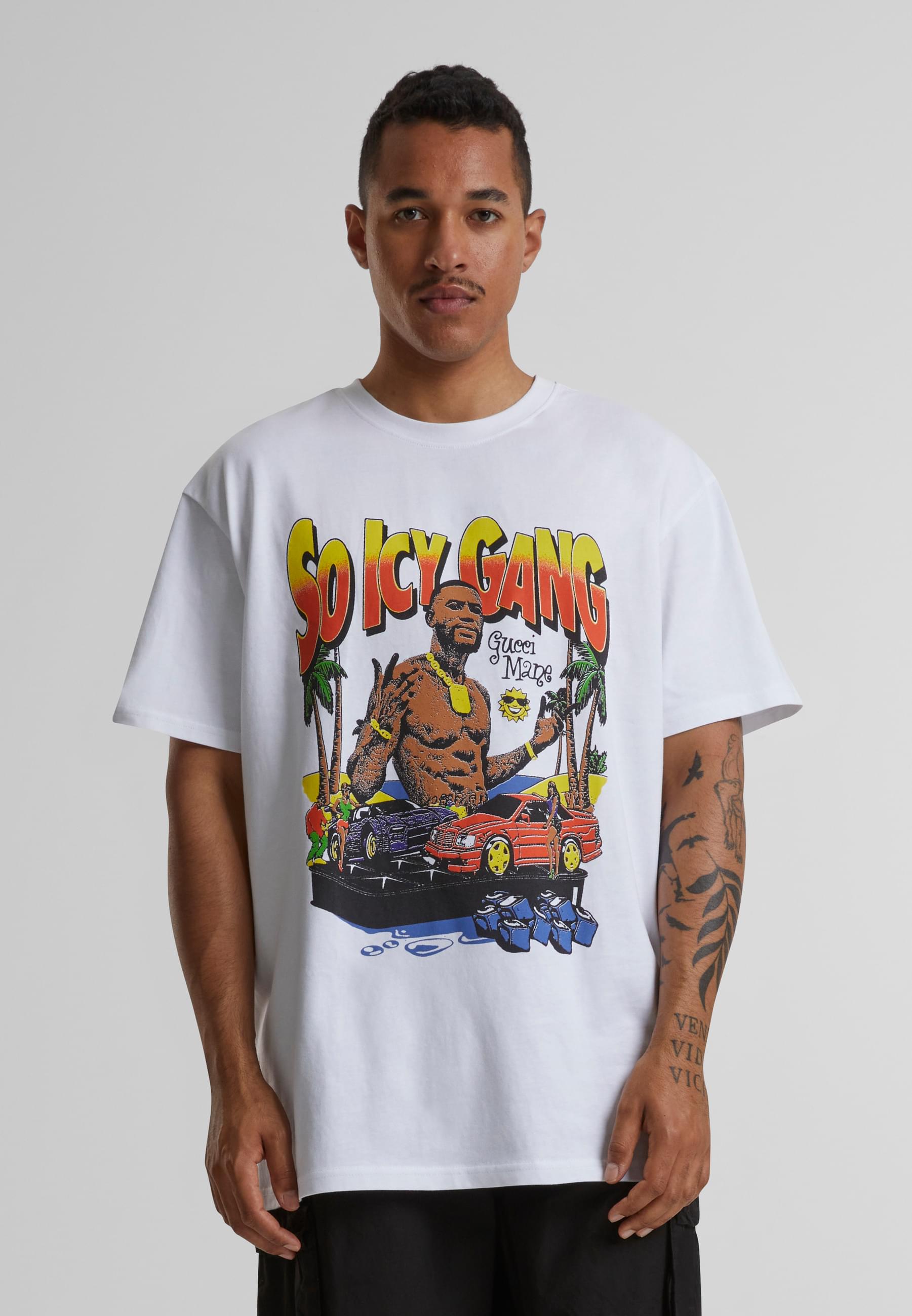 Thumbnail - MisterTee T-Shirt "MisterTee Gucci Mane So Icy Oversize Tee" 1 Stk.