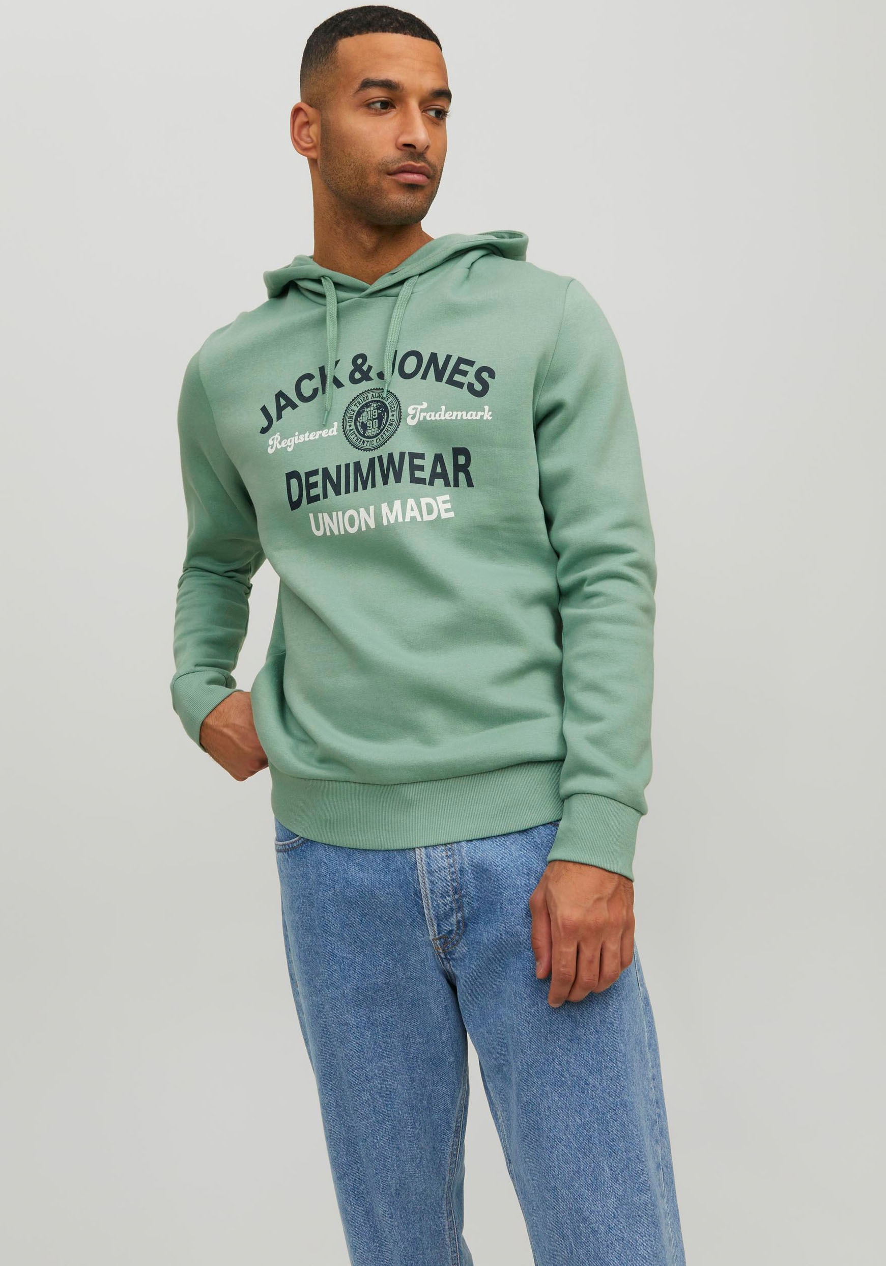 Jack & Jones für | HOOD« Kapuzensweatshirt SWEAT »LOGO ▷ BAUR