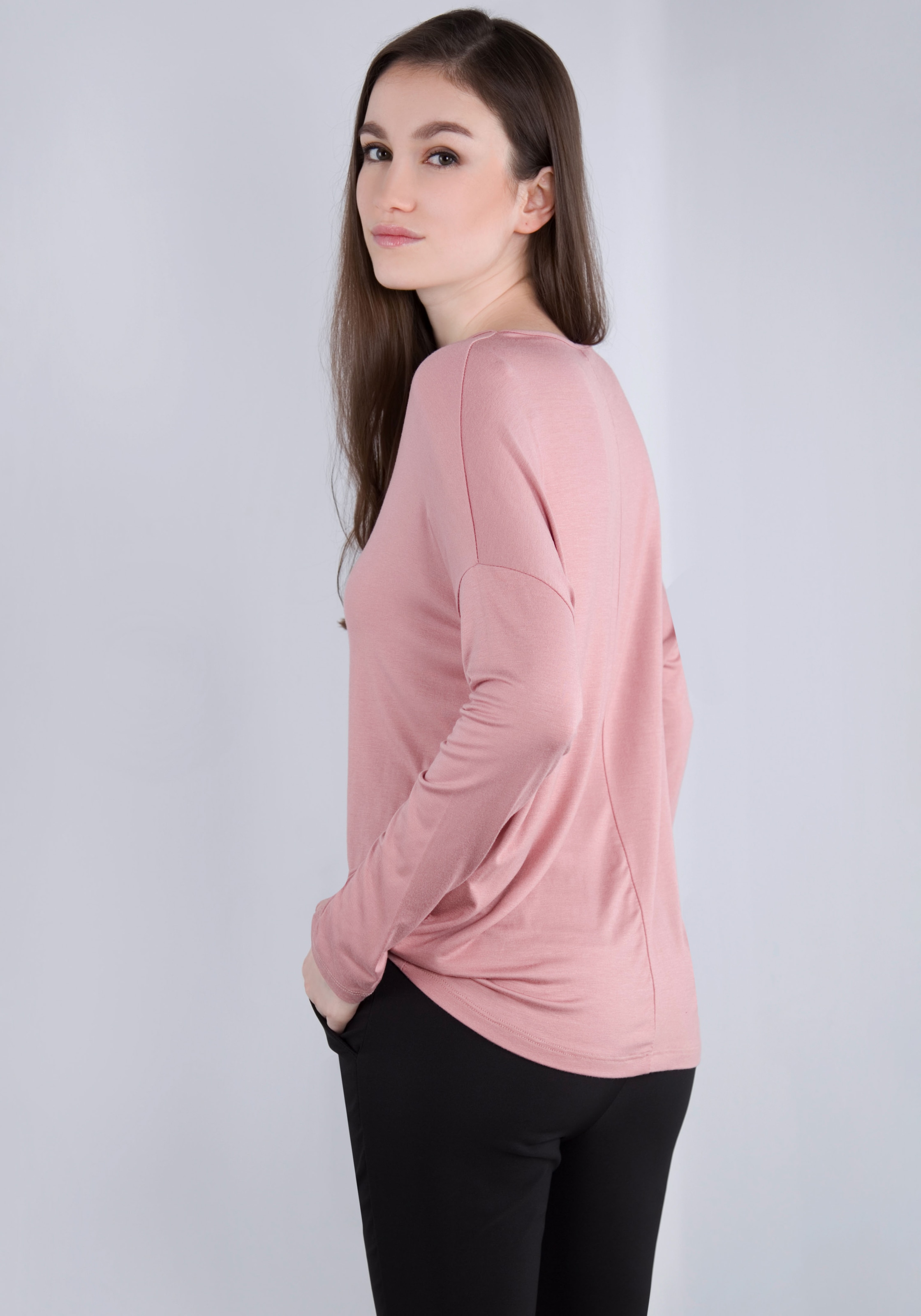 IMPERIAL Langarmshirt, in lässiger "O - Shape" Form