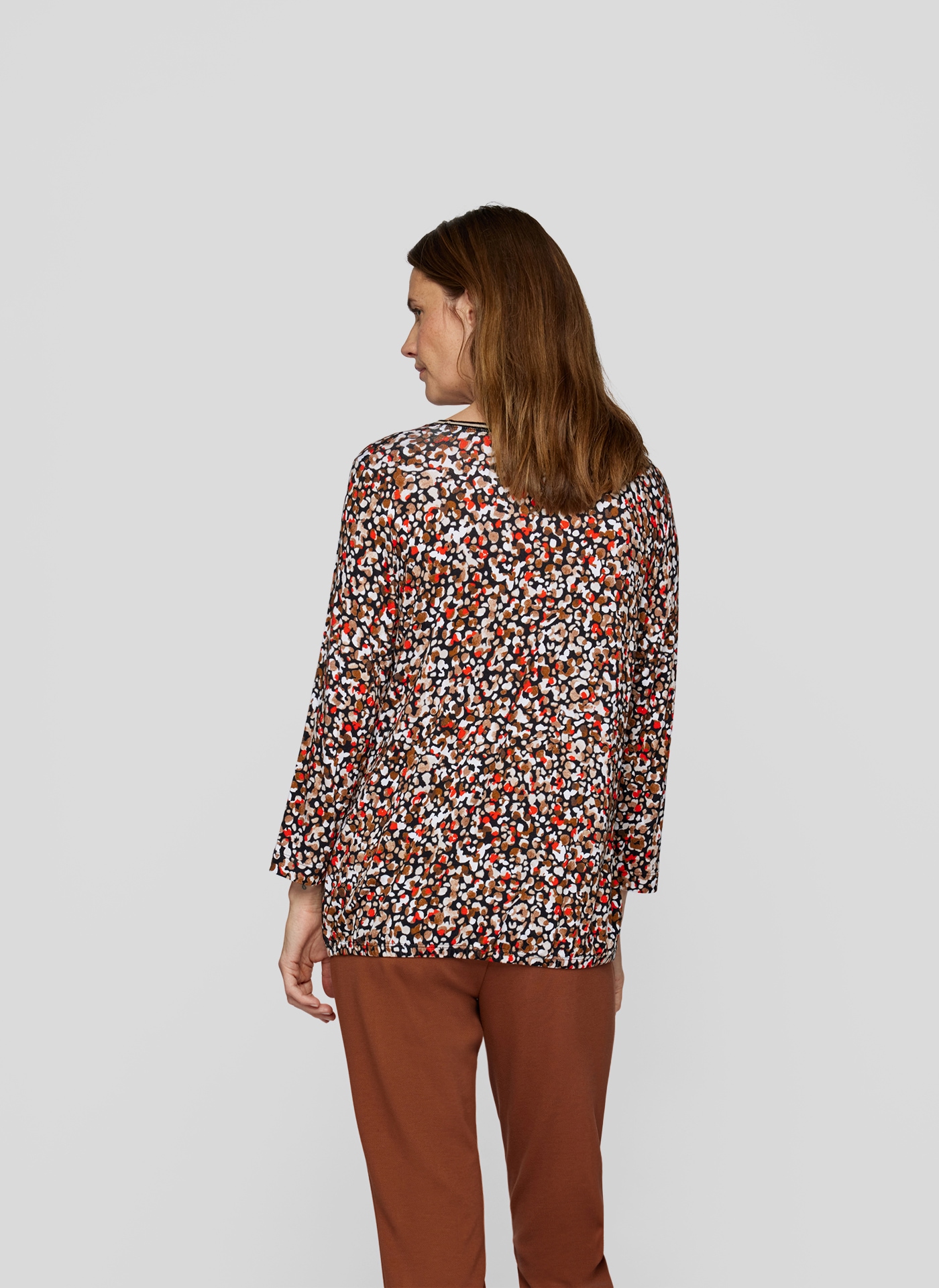 Rabe Print-Shirt »Rabe Shirt mit lebendigem Allover-Muster«