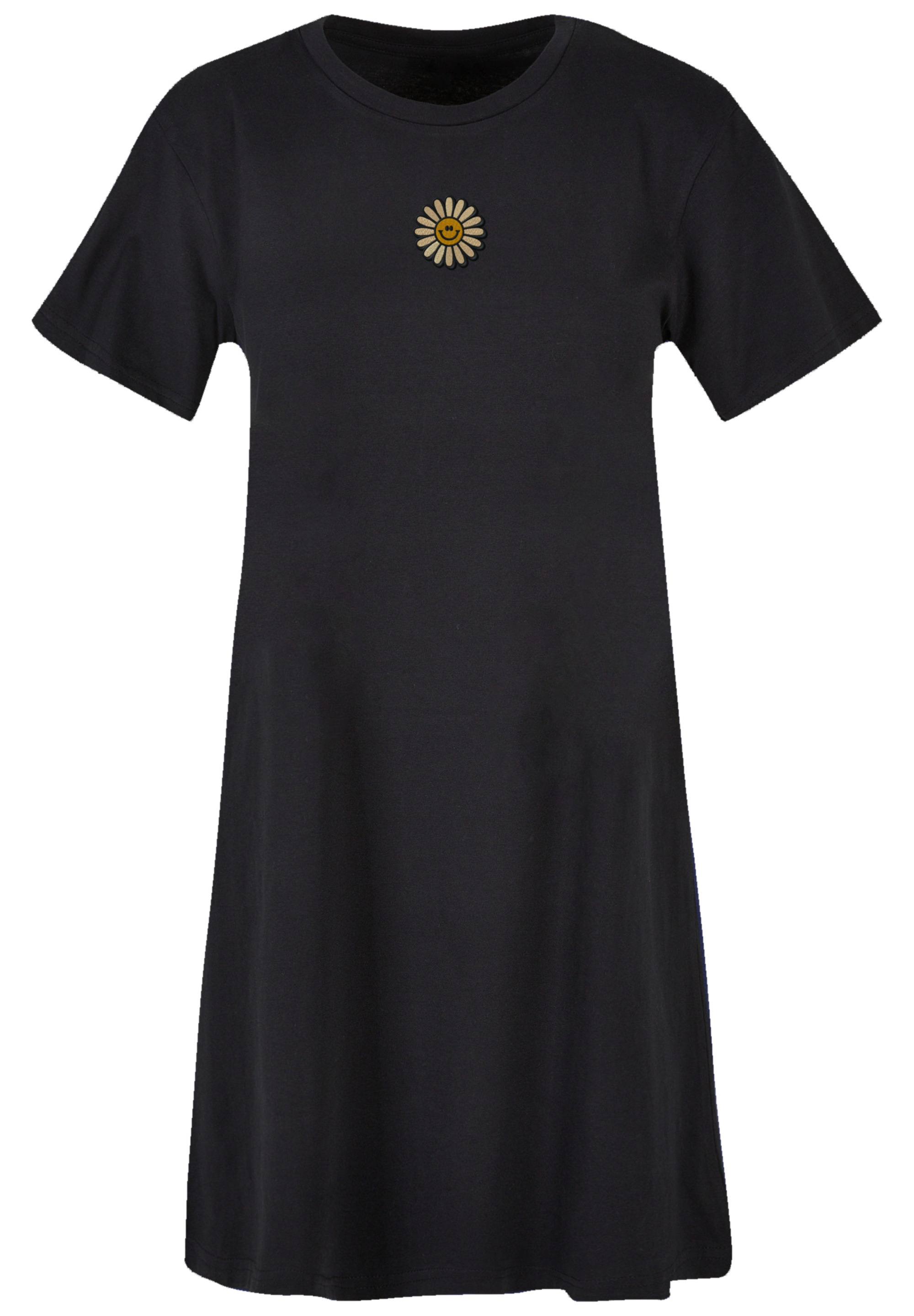 F4NT4STIC Shirtkleid »Happy Flower Bestickt«, Premium Qualität