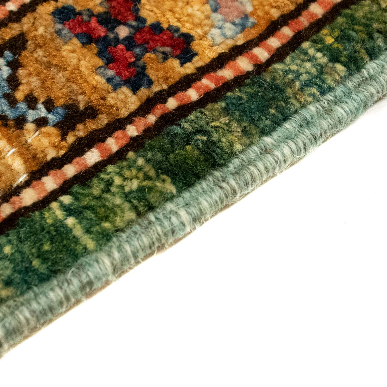 morgenland Orientteppich »Ziegler - Kazak - 157 x 95 cm - grün«, rechteckig, Wohnzimmer, Handgeknüpft, Einzelstück mit Zertifikat