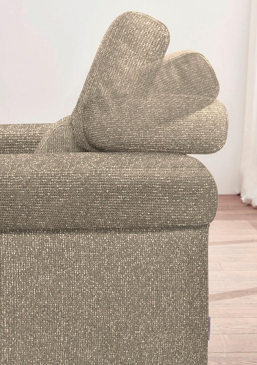 W.SCHILLIG 2-Sitzer »finn«, German Design Award 2016, Fußgestell Nussbaum natur, Breite 210 cm