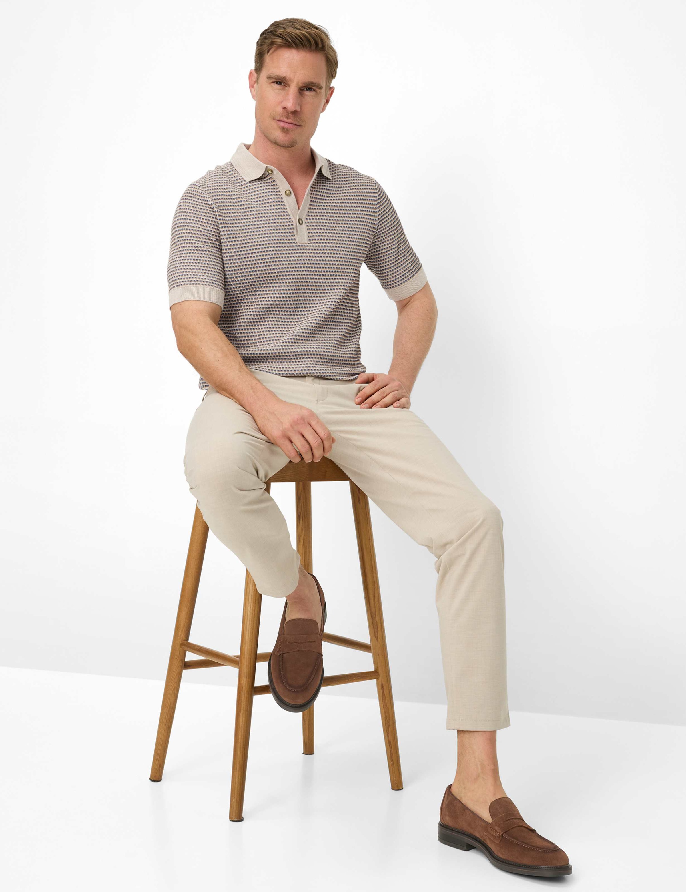 BRAX Style Phil Men's Chino Pants Beige 38 3