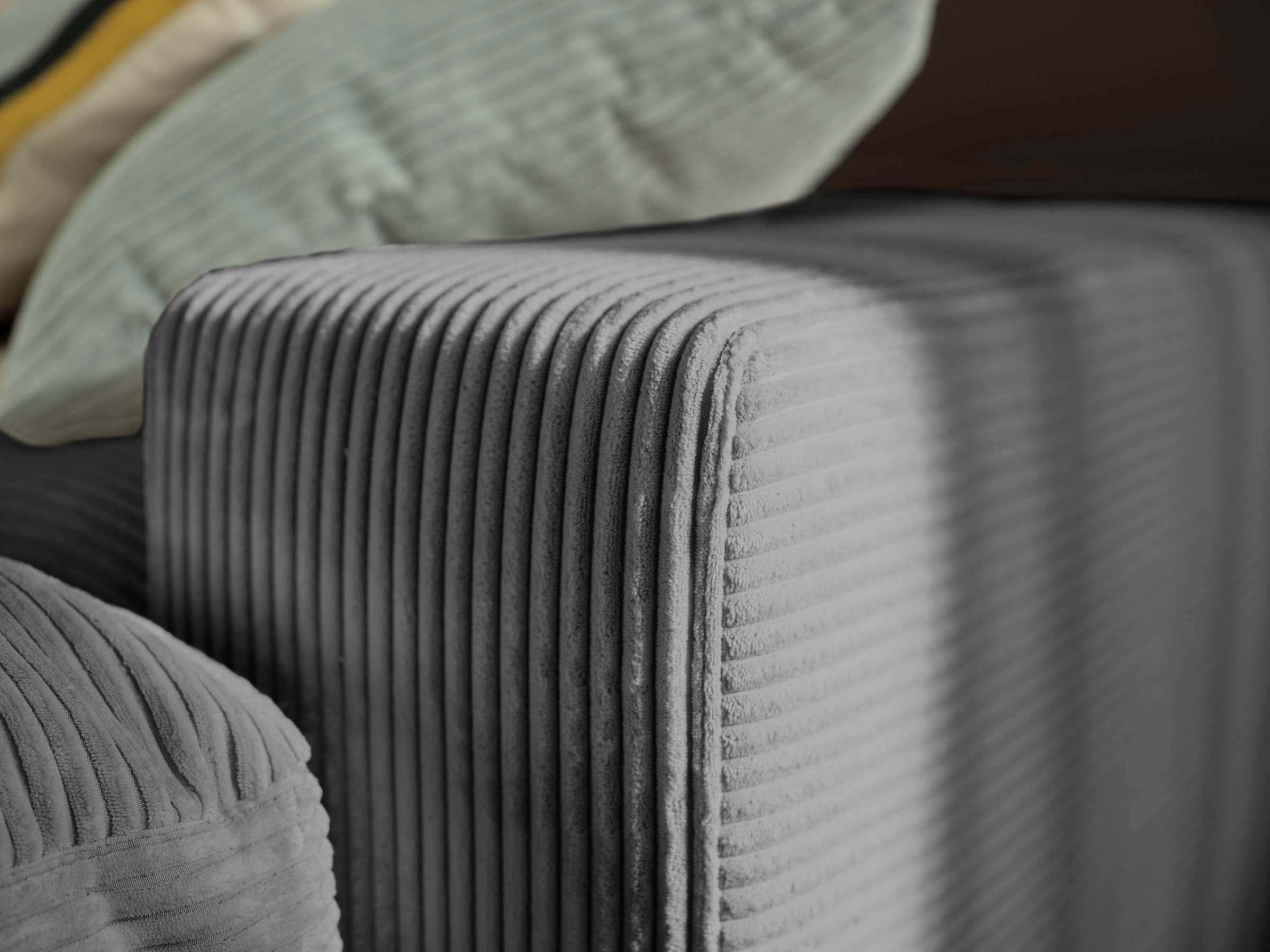 alina Ecksofa »Sandy«, mit Recamiere, in modernem Cordstoff