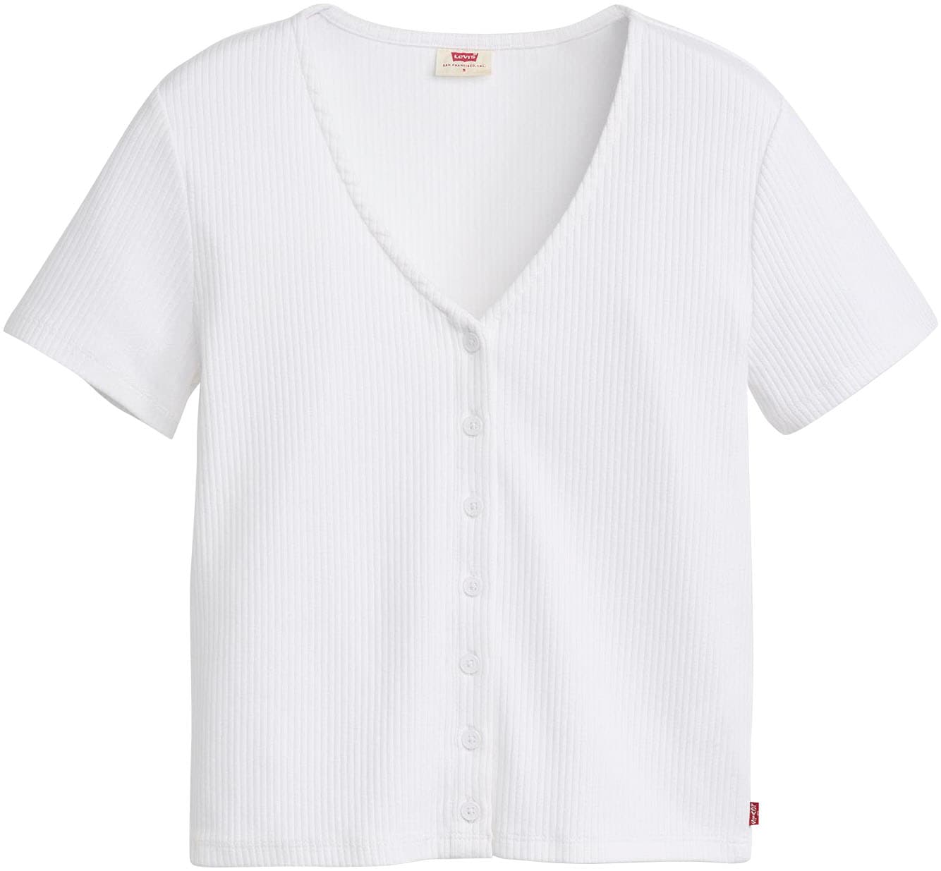 Levi's® V-Shirt, mit Knopfleiste