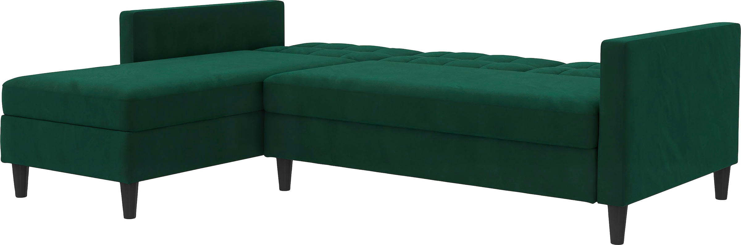 Dorel Home Ecksofa »Hartford II«, mit Bettfunktion und Stauraum, Recamiere beidseitig montierbar