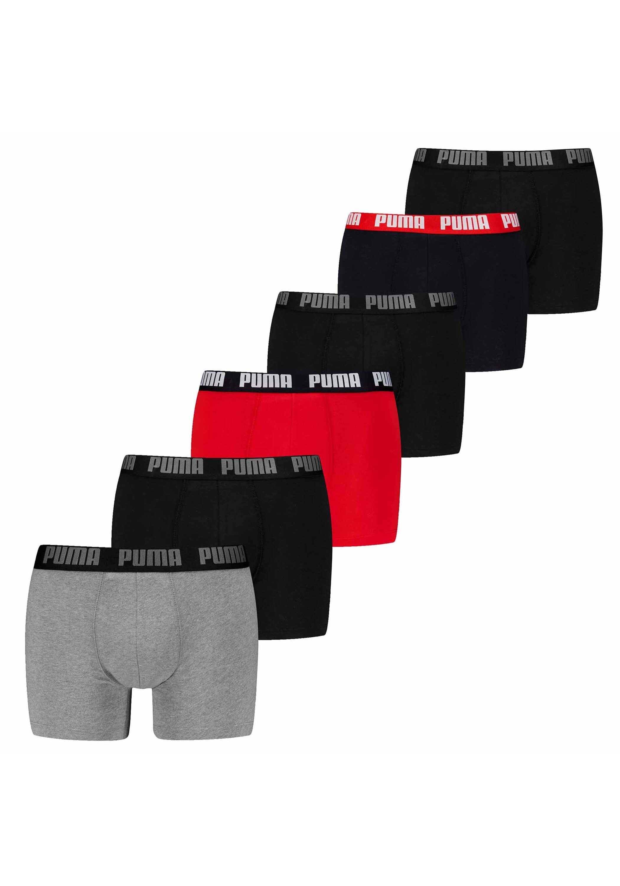 PUMA Boxer, (6er Pack), mit elastischem Logobund günstig online kaufen