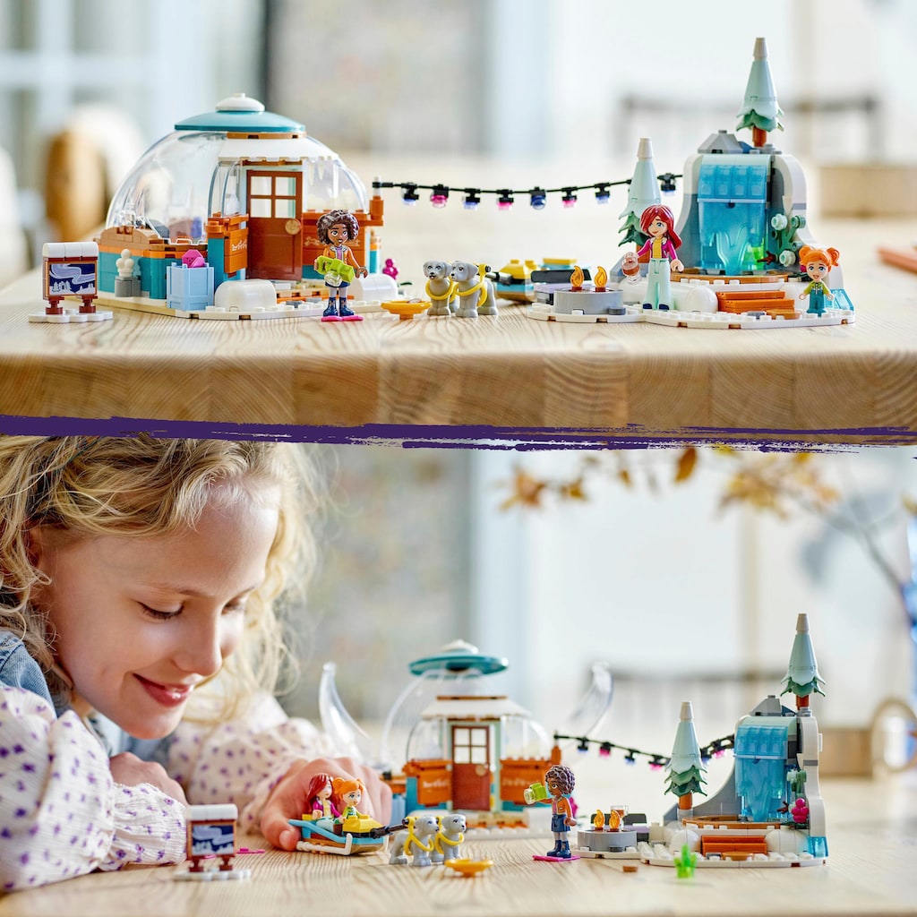 LEGO® Konstruktionsspielsteine »Ferien im Iglu (41760), LEGO® Friends«, (491 St.)