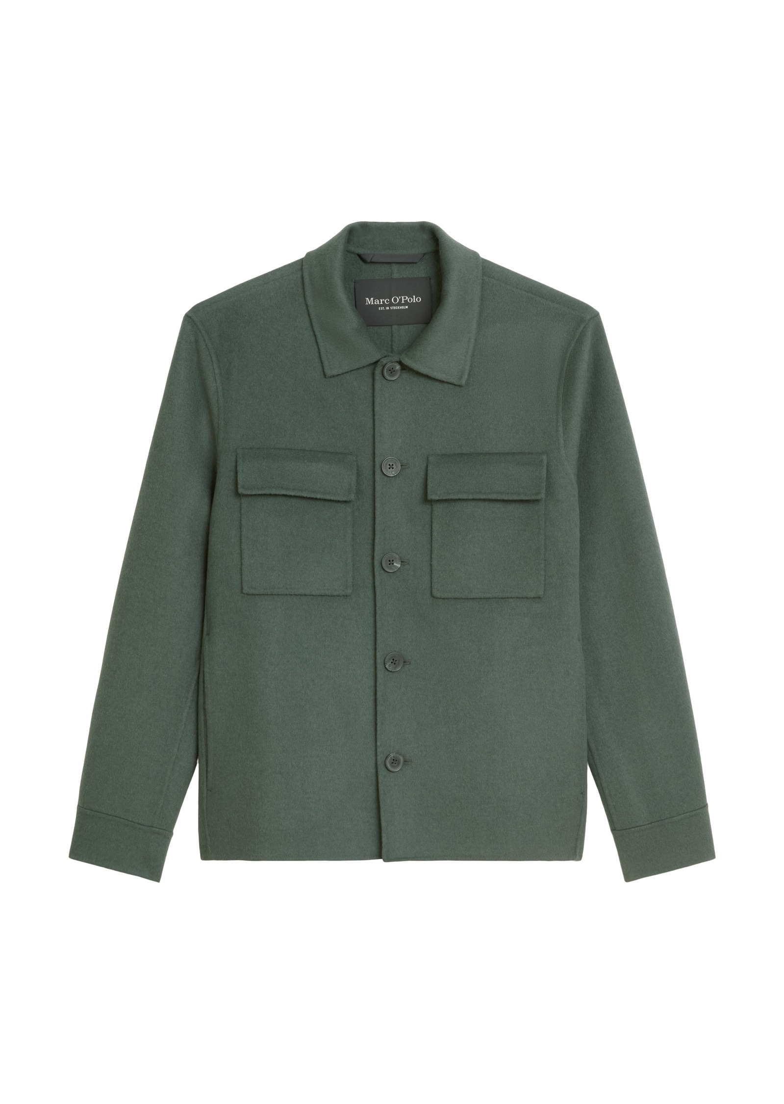Marc O'Polo Outdoorjacke »aus hochwertigem Schafwoll-Mix«, ohne Kapuze