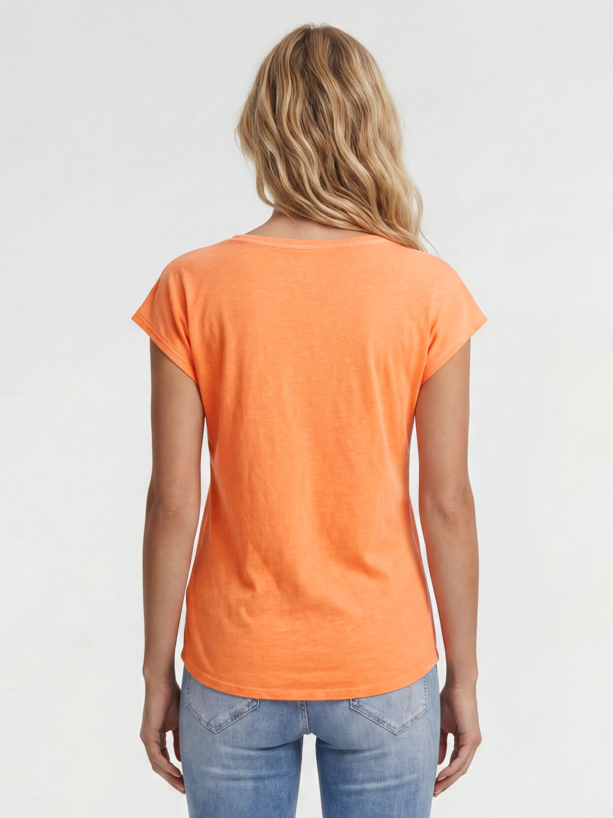 SOCCX V-Shirt mit überschnittener Schulter