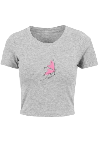 T-Shirt »Merchcode Damen Ladies Fly High Cropped Tee«, (1 tlg.)