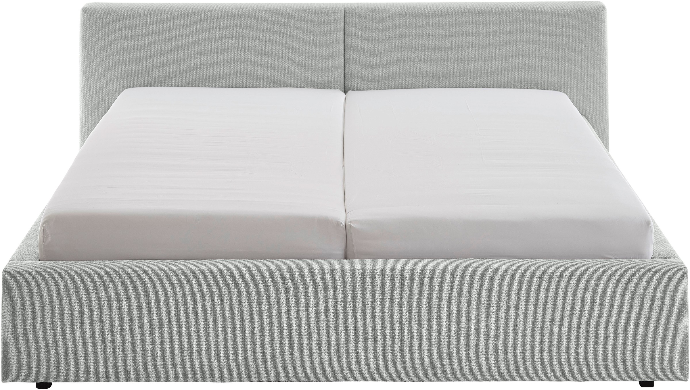 Thumbnail - meise.möbel Polsterbett "Cube wahlweise mit Matratze und Bettkasten" extra flaches Kopfteil, erhältlich in den Breiten 1...