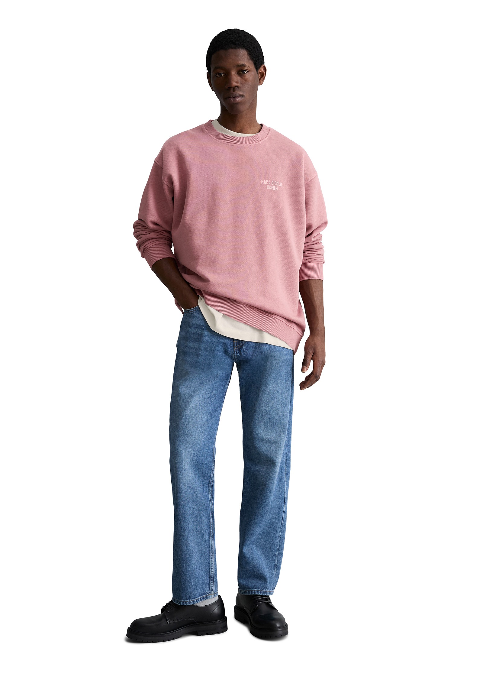 Marc O'Polo Denim Men Sweatshirt Dusty Raspberry M 5