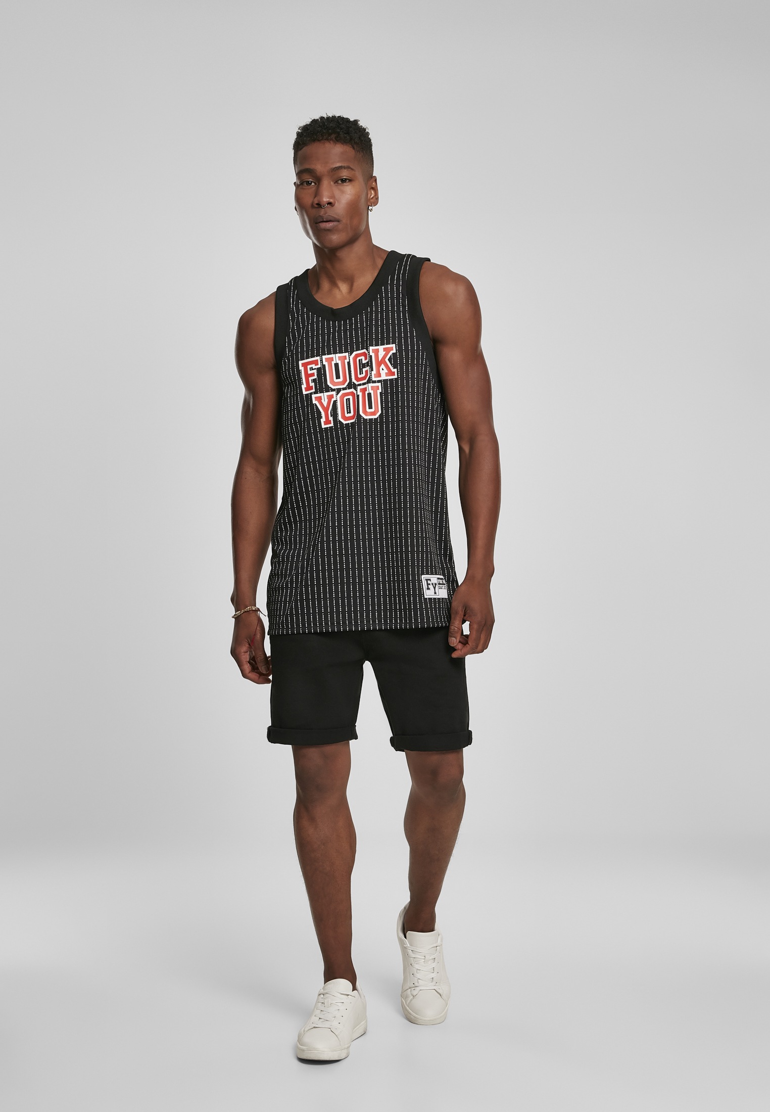 MisterTee Tanktop »MisterTee Herren Fuckyou Basketball Top«, (1 tlg.)