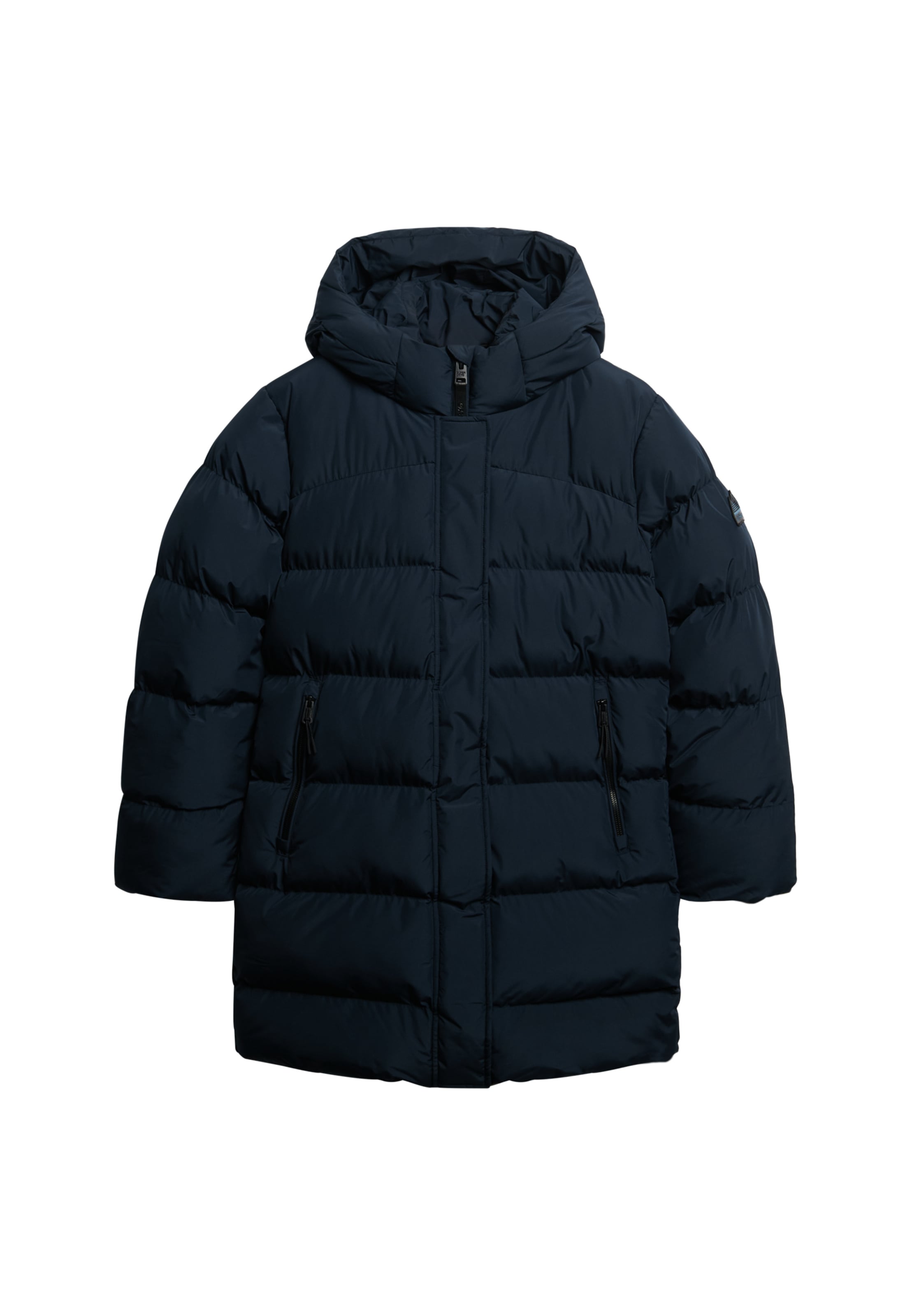 Superdry Steppjacke "HOODED SPORTS PUFFER MID JKT", mit Kapuze günstig online kaufen