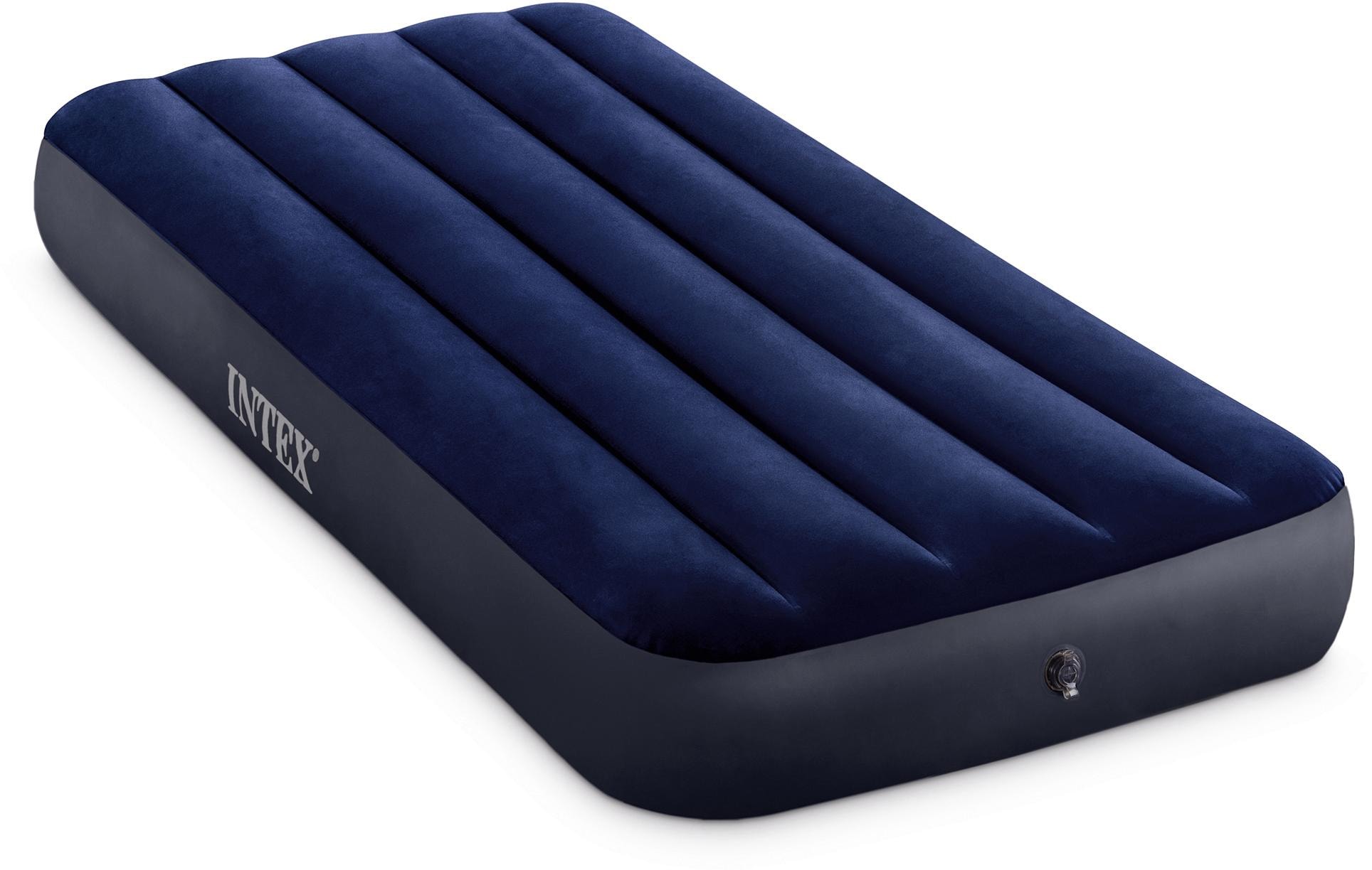 INTEX Luftbett "DURA-BEAM Classic Downy Airbed", B/H/L: 76cm x 25cm x 191cm, blau, Luftbetten
