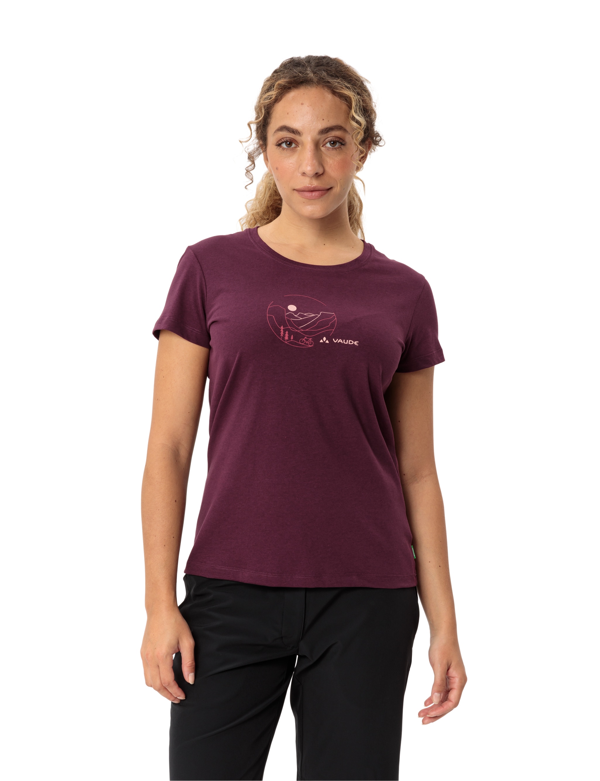 VAUDE Funktionsshirt "WOMENS CYCLIST T-SHIRT V" sportliche Passform, kurze günstig online kaufen