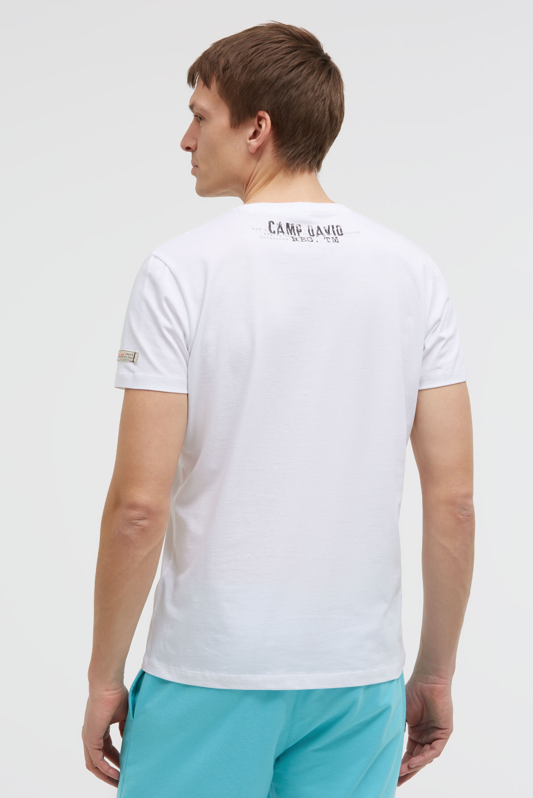 CAMP DAVID Rundhalsshirt mit Necktape