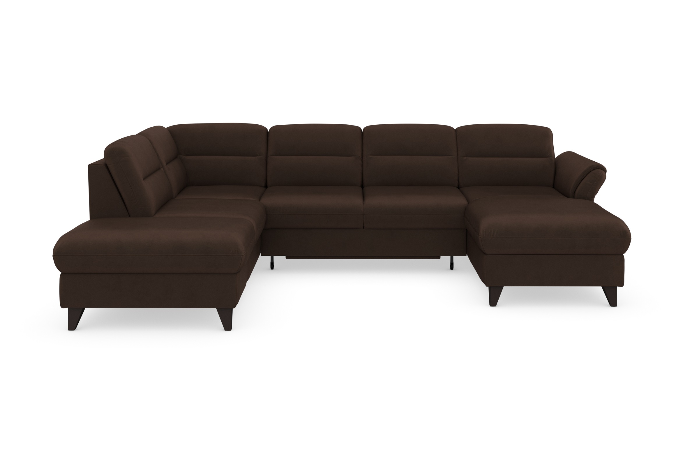 sit&more Wohnlandschaft »Mellum U-Form«, Federkern, wahlweise mit Bettfunktion, Stauraum und Armteilfunktion