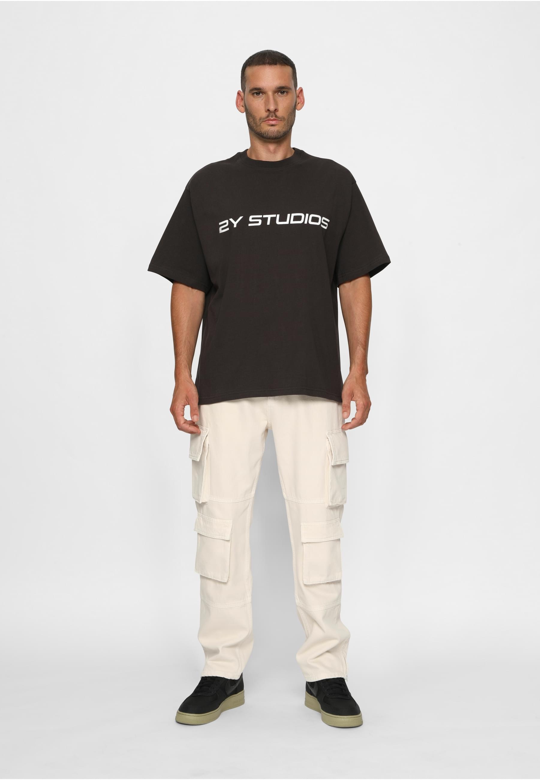 2Y Studios T-Shirt »2Y Studios Herren Logo Oversize Tee«, (1 tlg.)