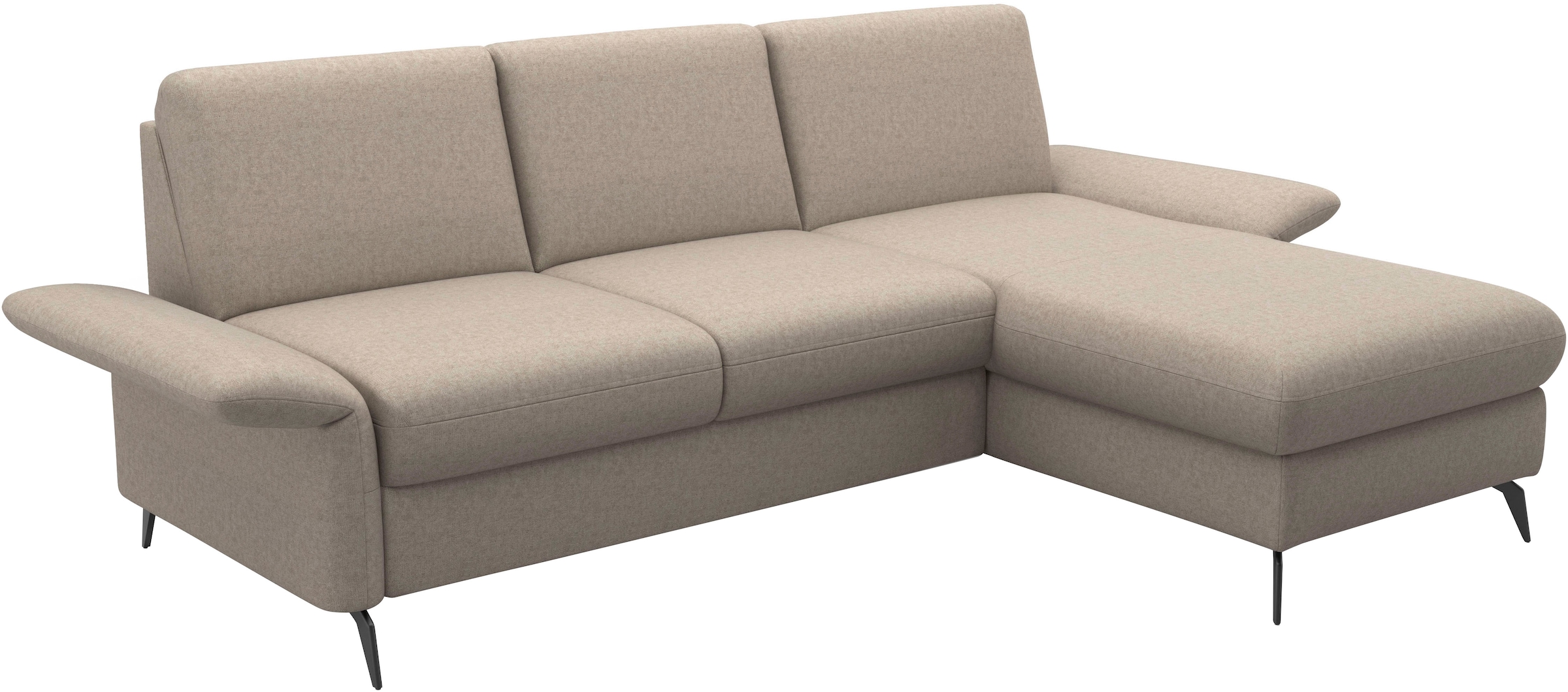 Home affaire Ecksofa »Rochelle«, optional: Armteilverstellung, klappbar, Bettkasen