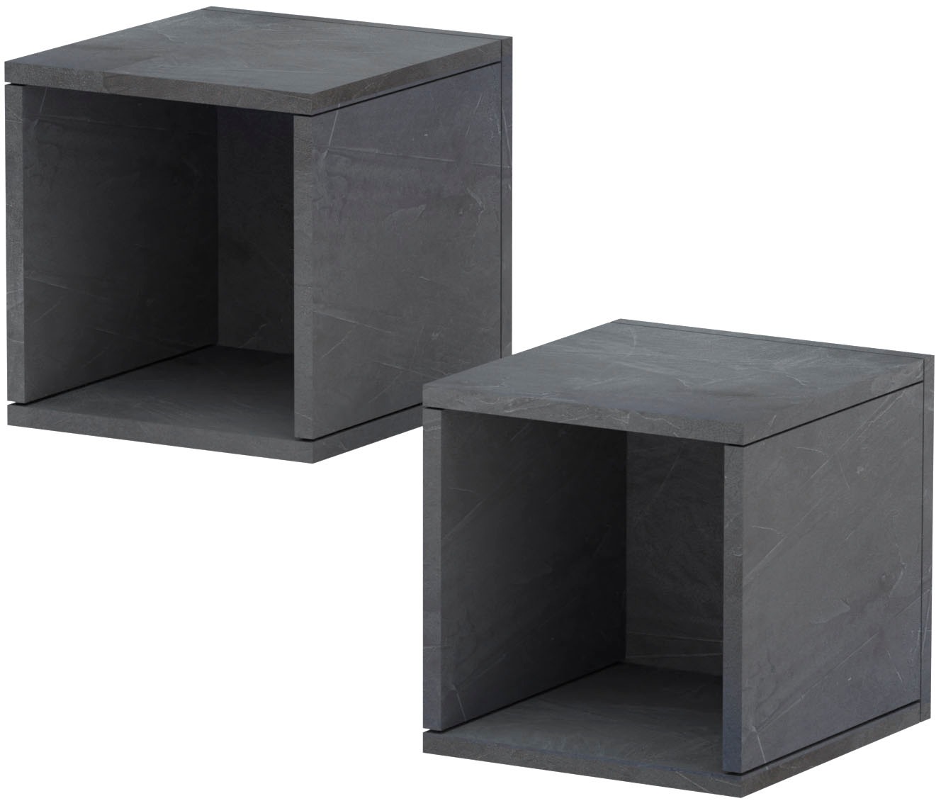 INOSIGN Wandregal "Infinity" Set, 2 kleine Würfelregale, 2 Stk. tlg. Würfel günstig online kaufen