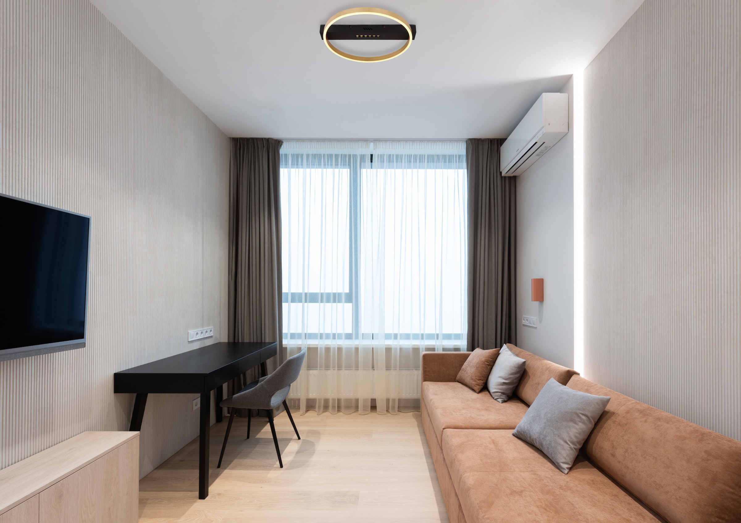 GLOBO LIGHTING LED Deckenleuchte »LUFFY«, Leuchtmittel LED-Modul | LED fest integriert, Deckenlampe/rund/Wohnzimmer/Schlafzimmer/modern