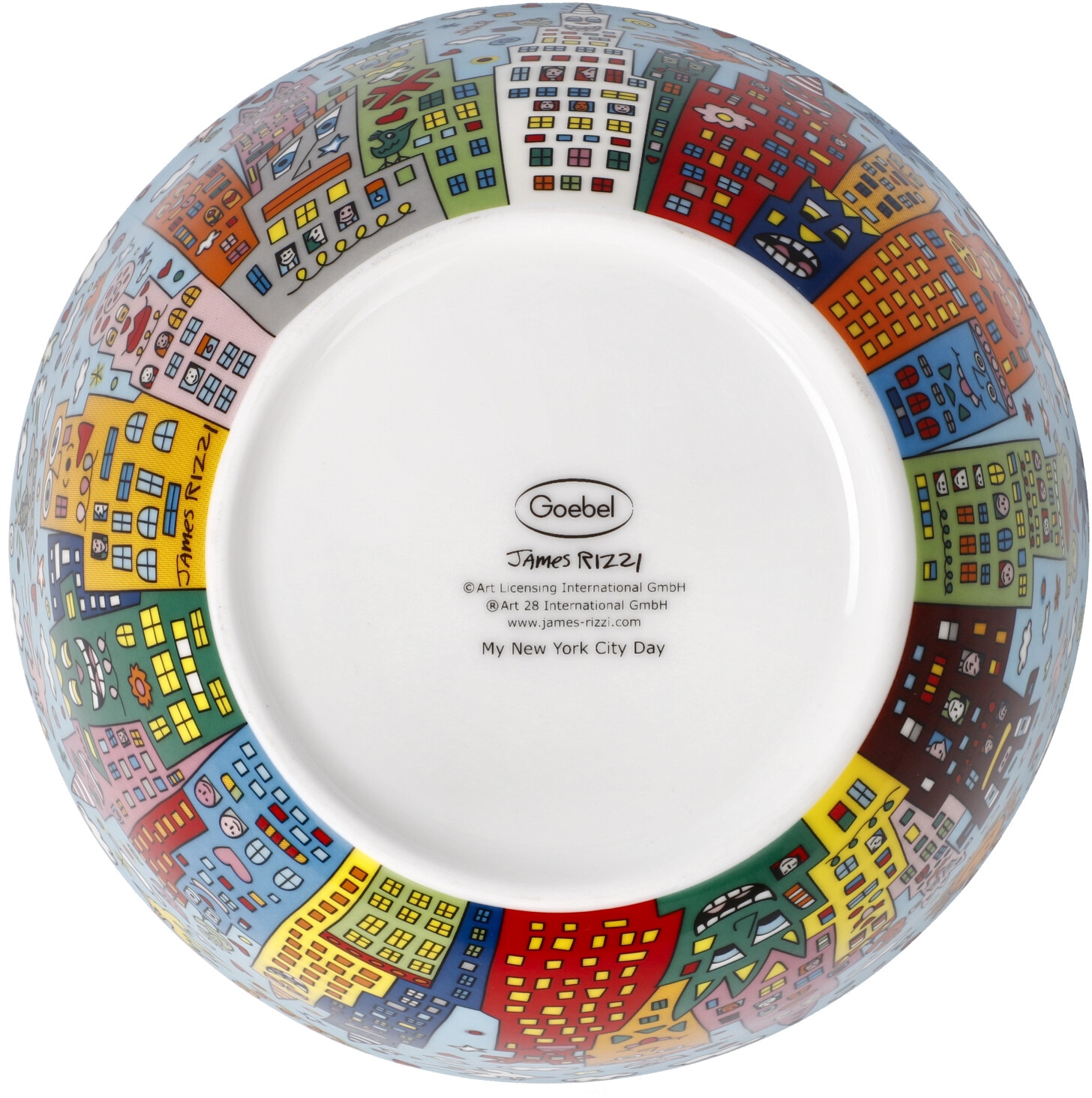 Goebel Dekoschale »Rizzi«, Pop Art, Fine Bone China, James Rizzi - My New York City Day